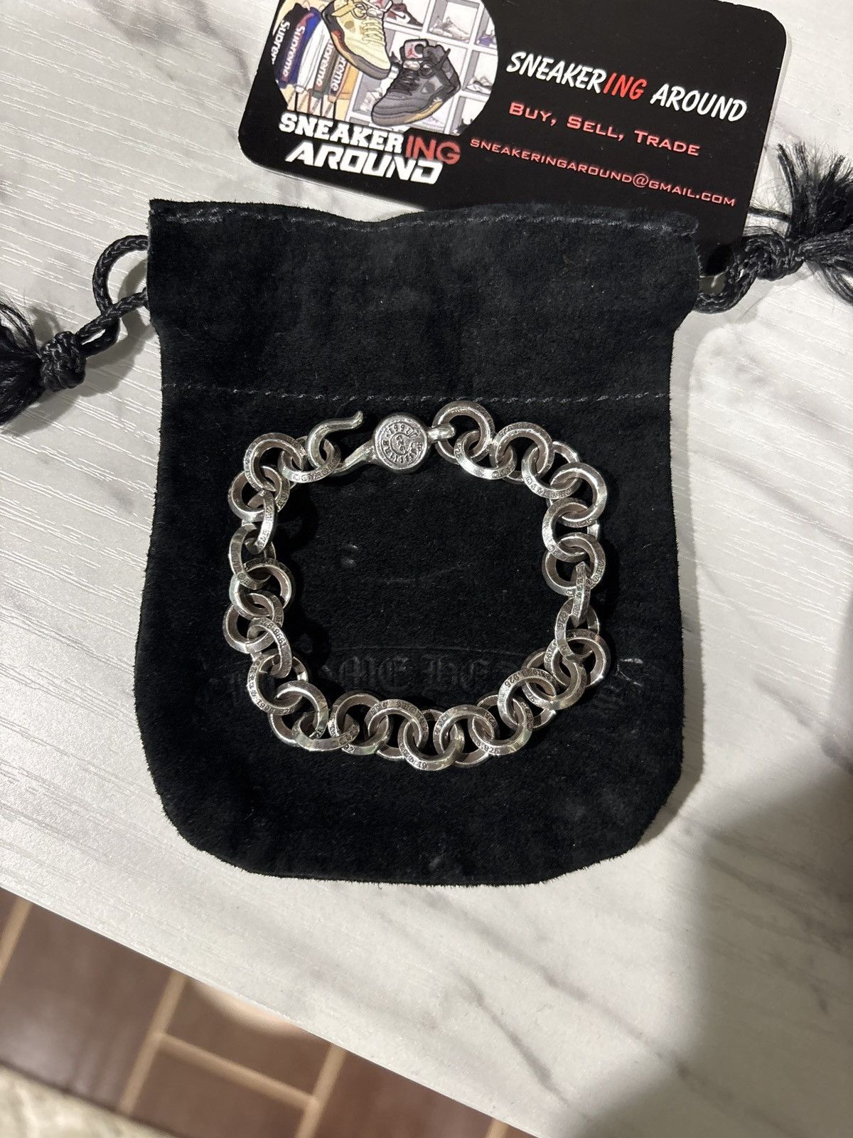 Chrome Hearts Chrome Hearts Single B Ring Bracelet Size ONE SIZE - 1 Thumbnail