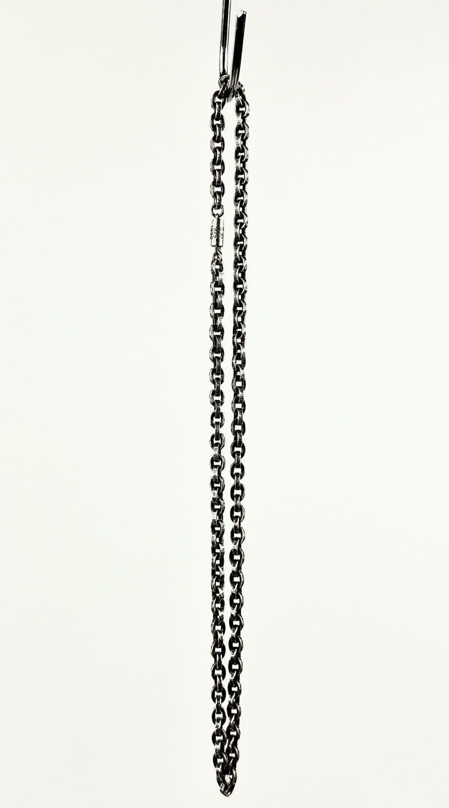 Chrome Hearts Chrome Hearts - Paper Chain - Silver Necklace 18" Size ONE SIZE - 1 Thumbnail