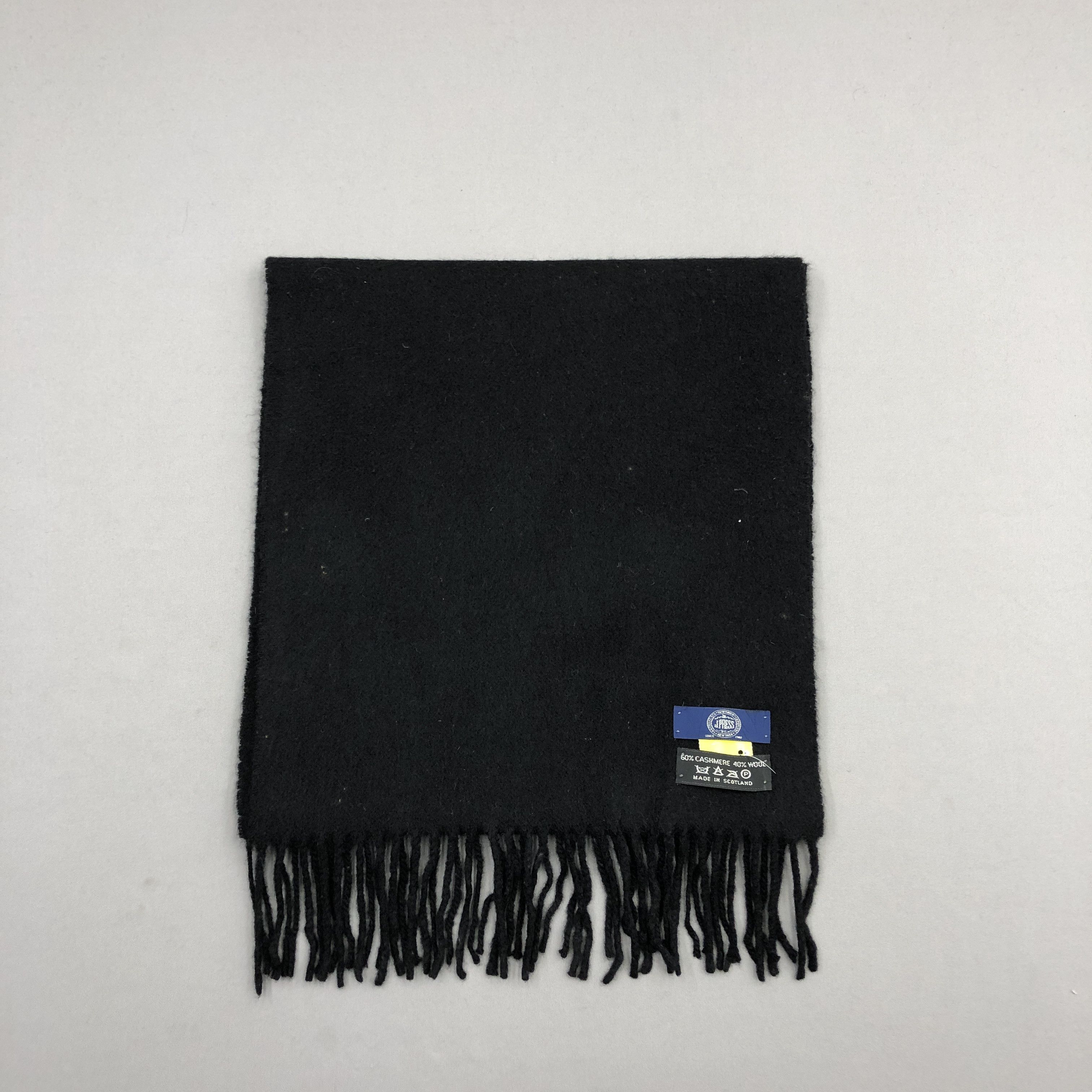 J. Press × Vintage Vintage 90s J Press Scarf Muffler Wool Cashmere Scarves Size ONE SIZE - 3 Thumbnail