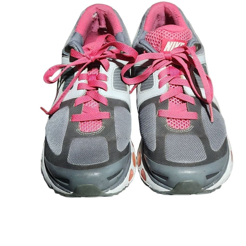 Nike Nike Womens Gray Pink Mesh Flywire Sneakers Size US 10 Size US 10 / IT 40 - 6 Thumbnail