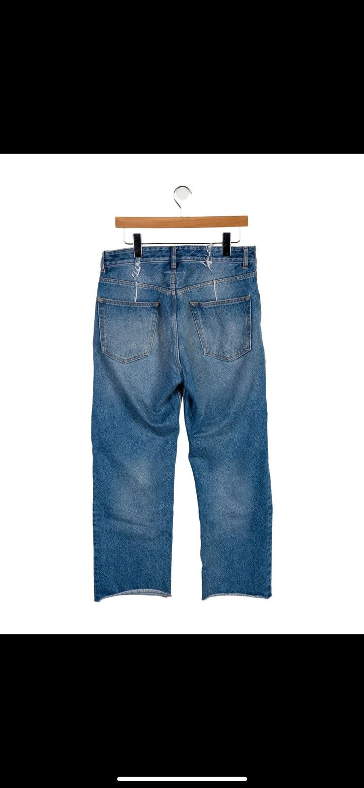 Maison Margiela Raw Hem Blue Wash Denim Size US 30 / EU 46 - 3 Thumbnail