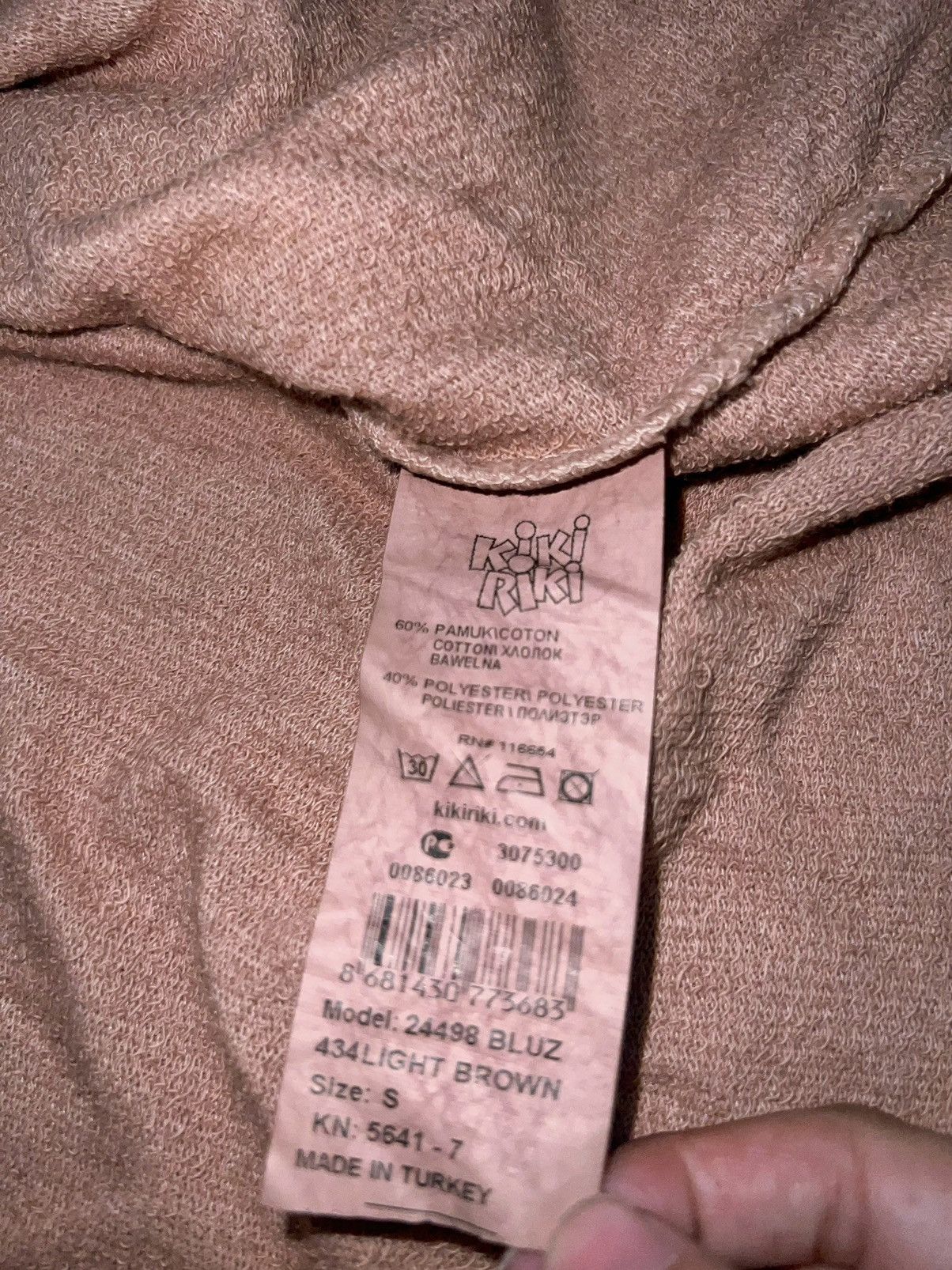 Japanese Brand Kikiriki distressed oversize sweatshirt 🎀🧷 Size ONE SIZE - 12 Thumbnail