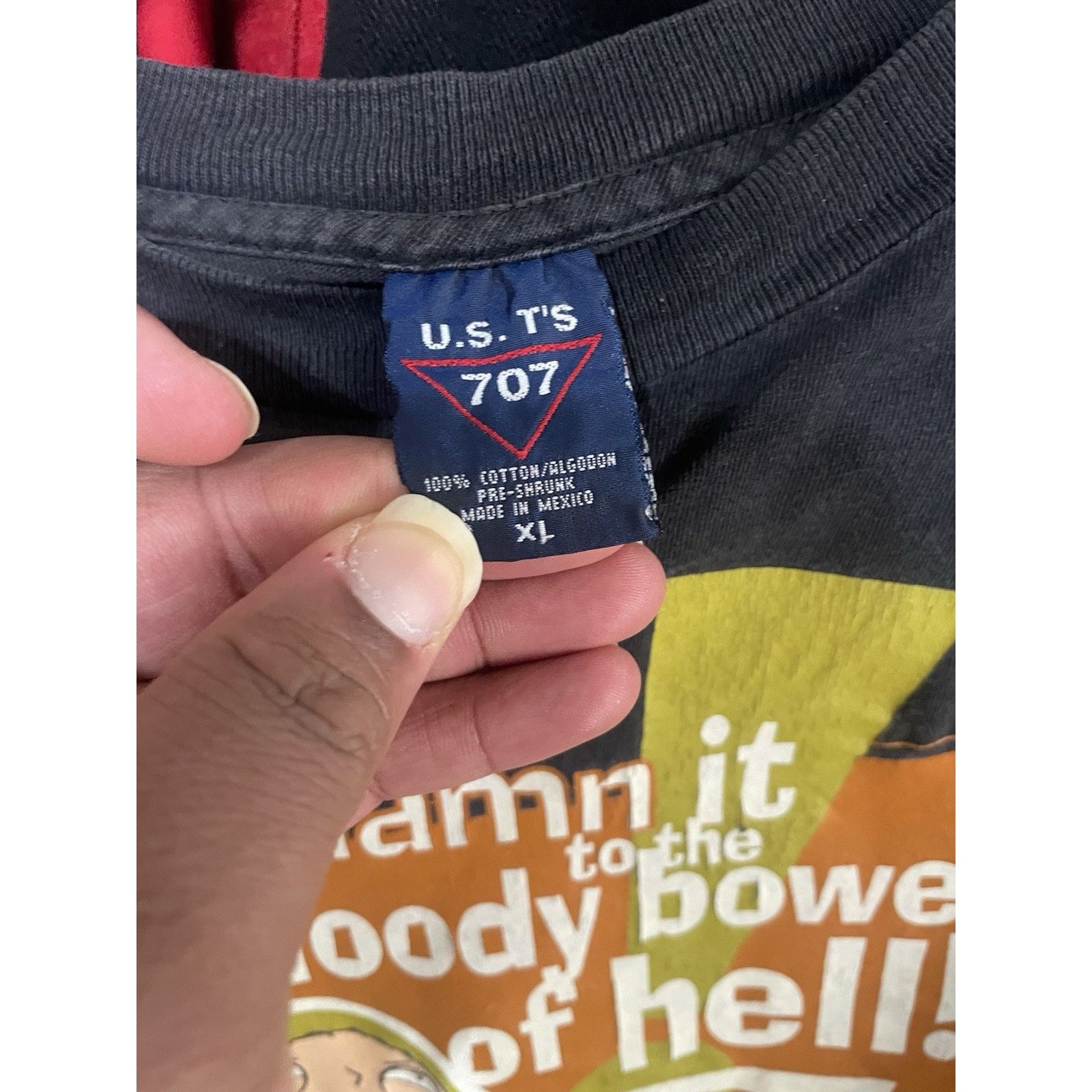 707 Size XL-VTG 1999 Family Guy STEWIE DAMN IT TO BLOODY Shirt Size US XL / EU 56 / 4 - 3 Thumbnail