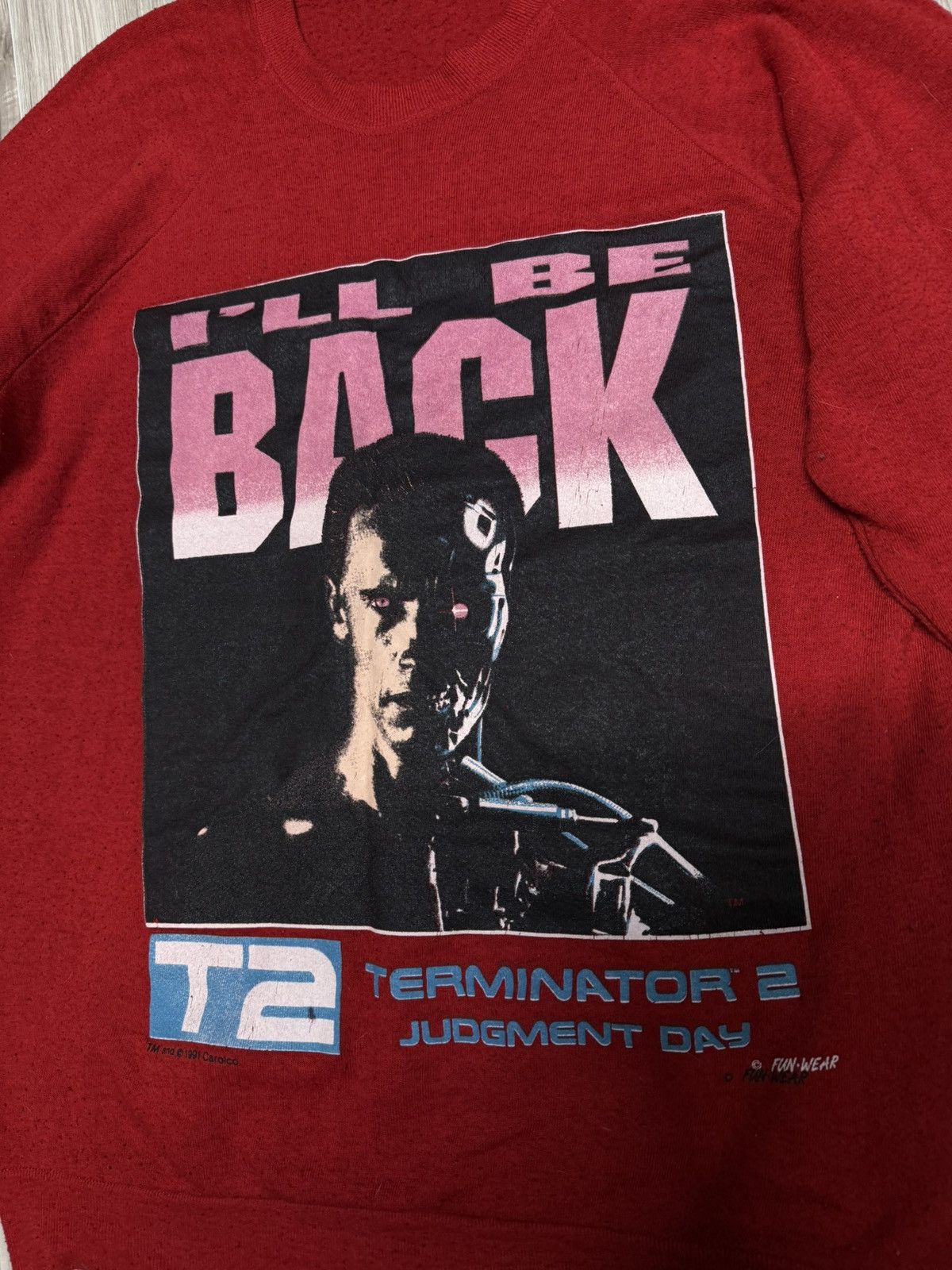 Vintage Vintage 1991 Terminator T2 Movie T-Shirt Rare Adult Large Size US L / EU 52-54 / 3 - 2 Thumbnail