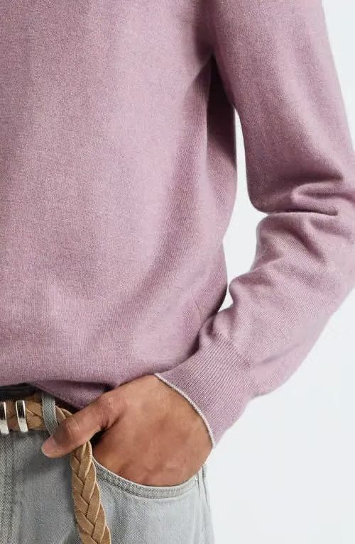 Brunello Cucinelli o1w1db10425 Cashmere Turtleneck Cardigan in Light Pink Size US S / EU 44-46 / 1 - 5 Thumbnail