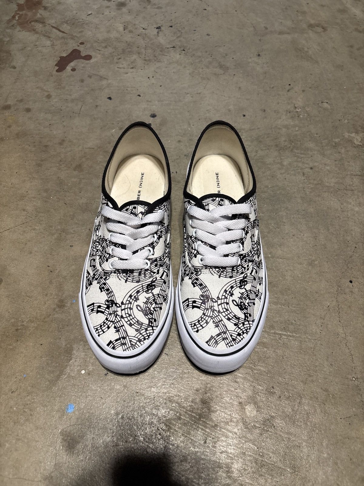 Number (N)ine Number Nine music note shoes | Grailed