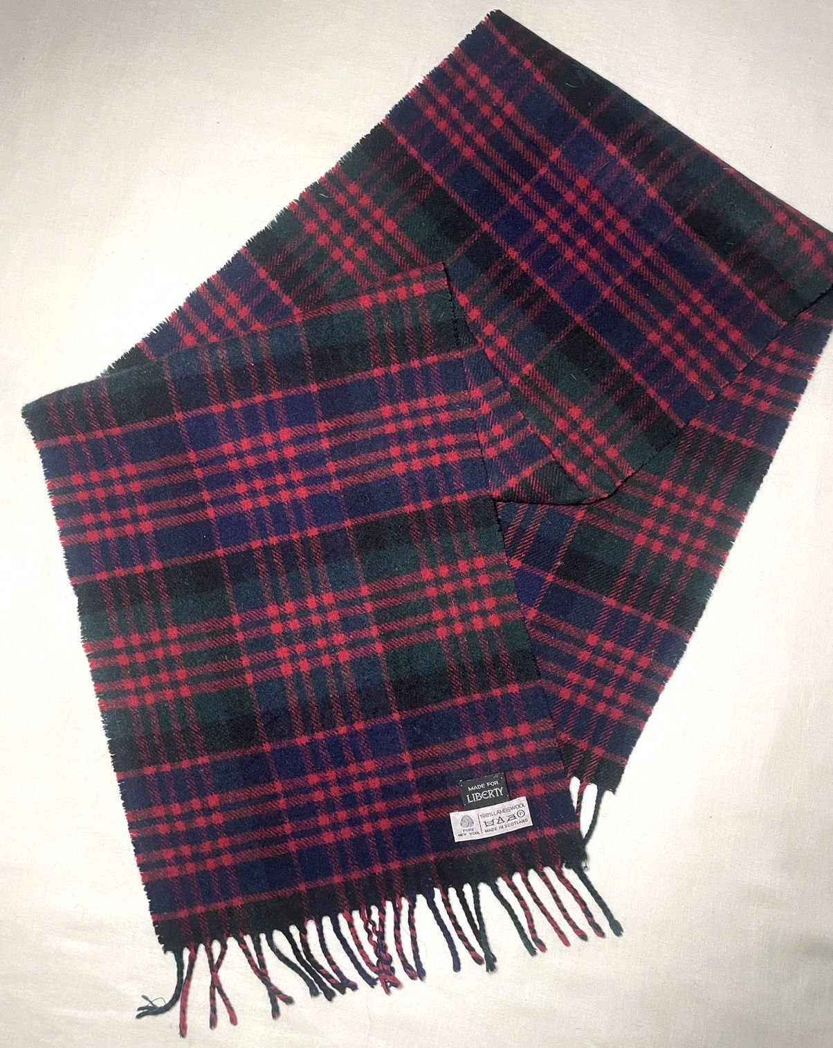 Liberty × Liberty London Liberty tartan wool scarf Size ONE SIZE - 3 Thumbnail