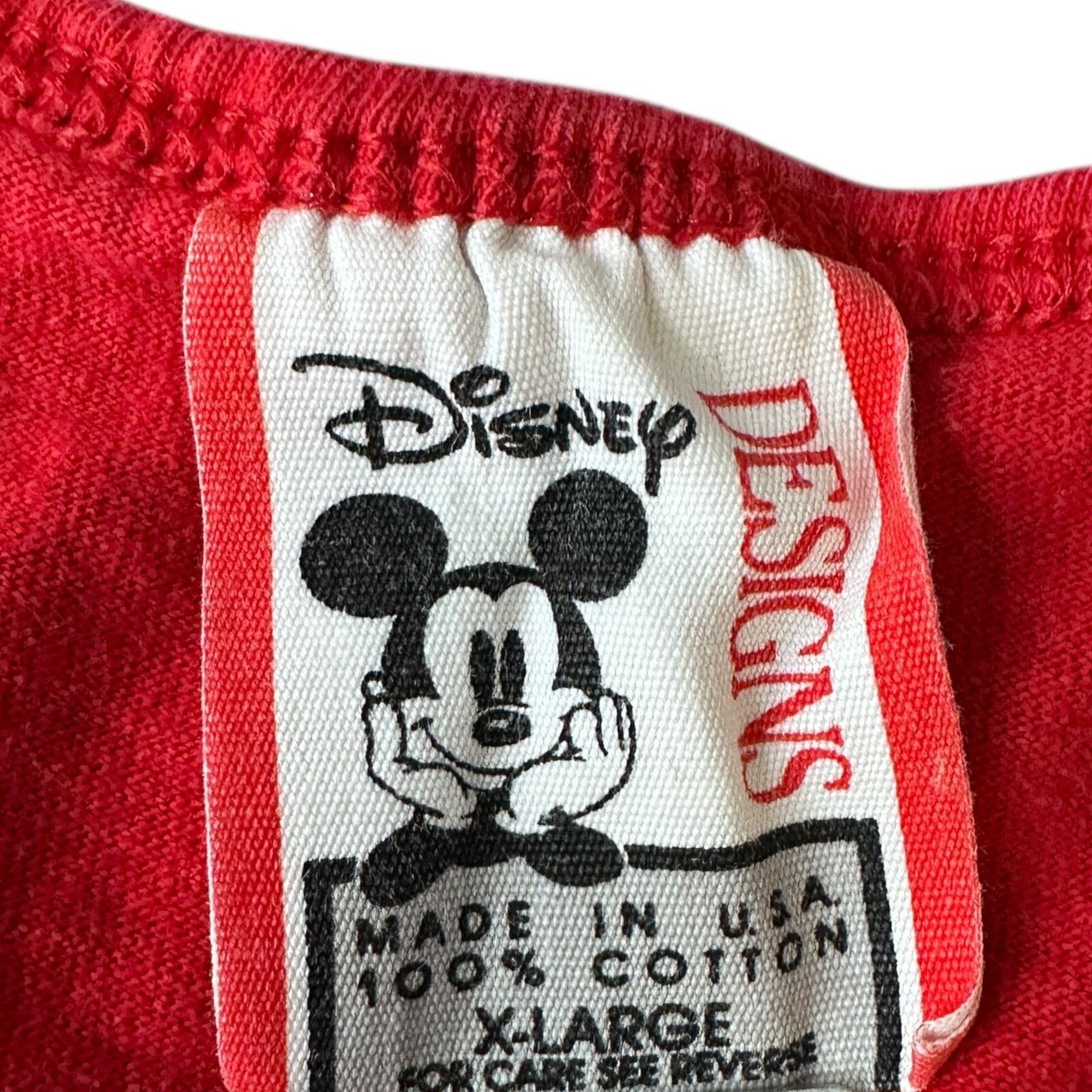 Disney Vintage Disney Minnie Mouse Tank Top Men’s XL Red Scoop Neck Size US XL / EU 56 / 4 - 5 Thumbnail
