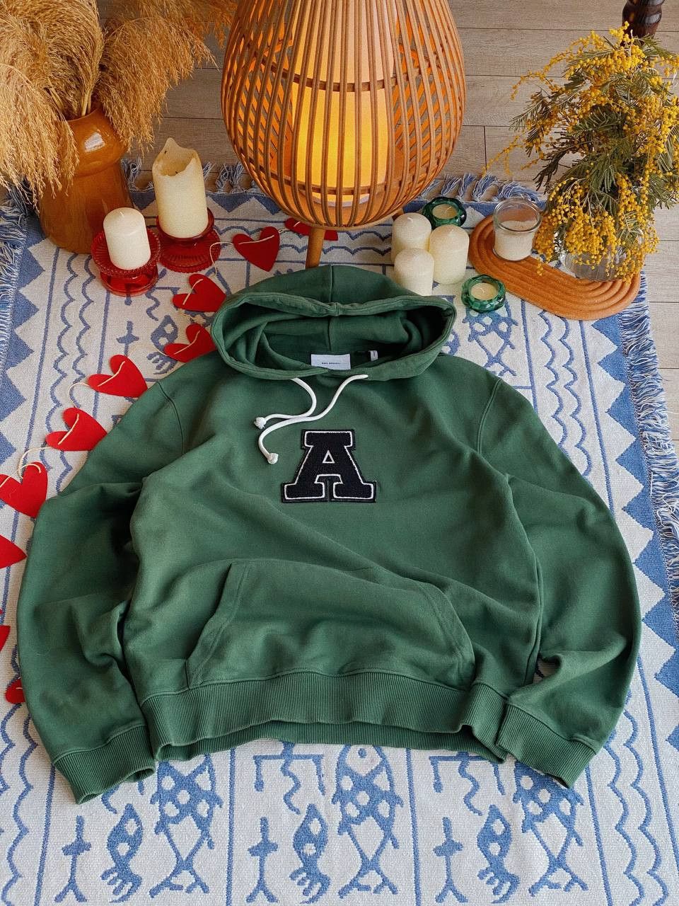 Axel Arigato Axel Arigato Hoodie Dark Green Size US M / EU 48-50 / 2 - 1 Thumbnail