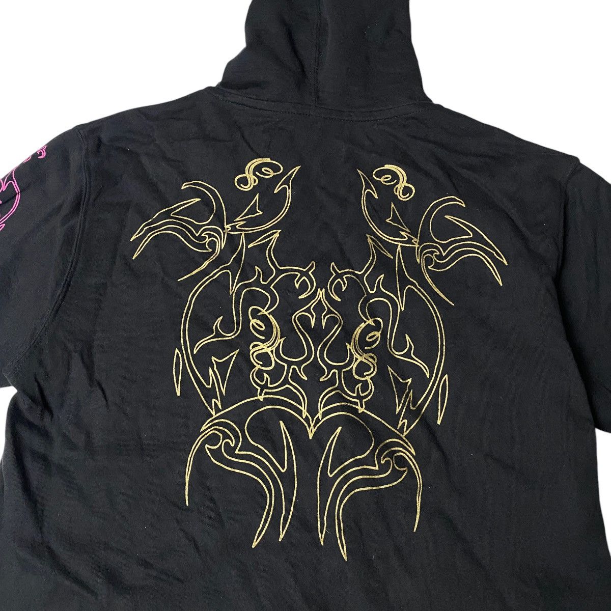 Hysteric Glamour 2000's Craps Tribal Tattoo Poem Hoodie Size US M / EU 48-50 / 2 - 5 Thumbnail