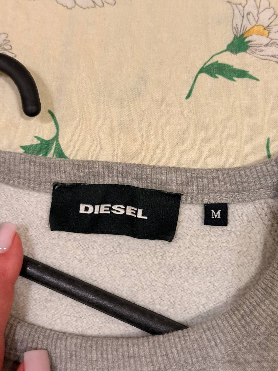 Diesel Vintage Diesel Big Center Logo Sweatshirt Grey Size US M / EU 48-50 / 2 - 7 Thumbnail