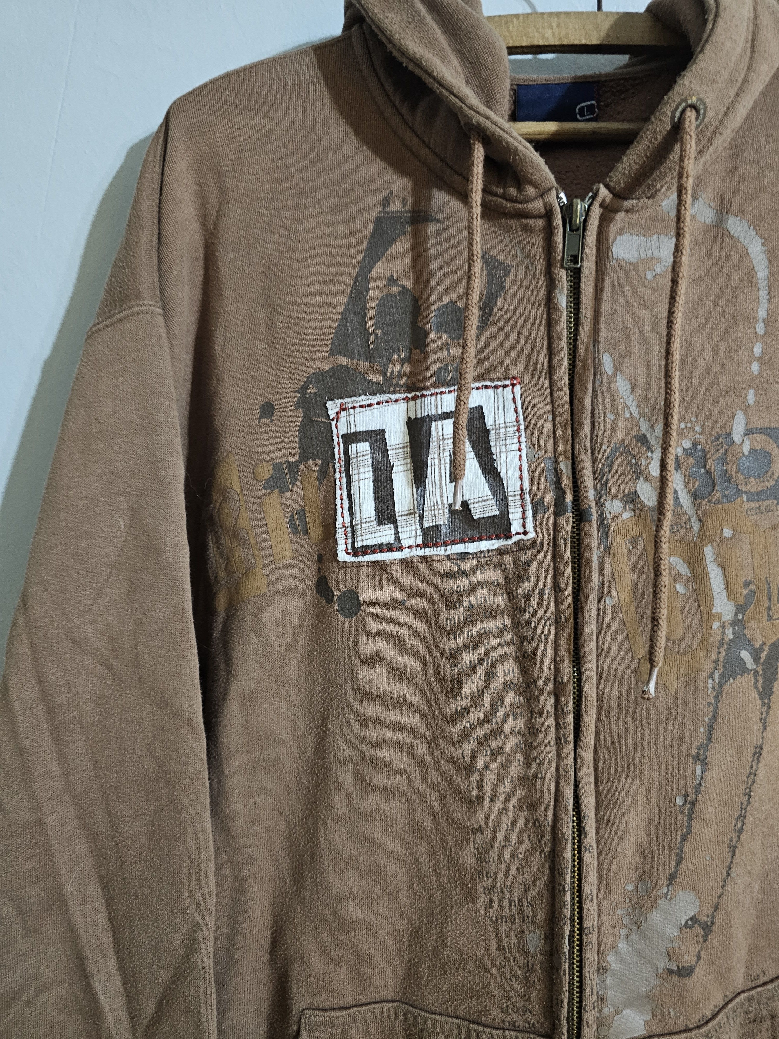 Billabong Billabong y2k Graffiti Brown Zipper Size US L / EU 52-54 / 3 - 4 Thumbnail