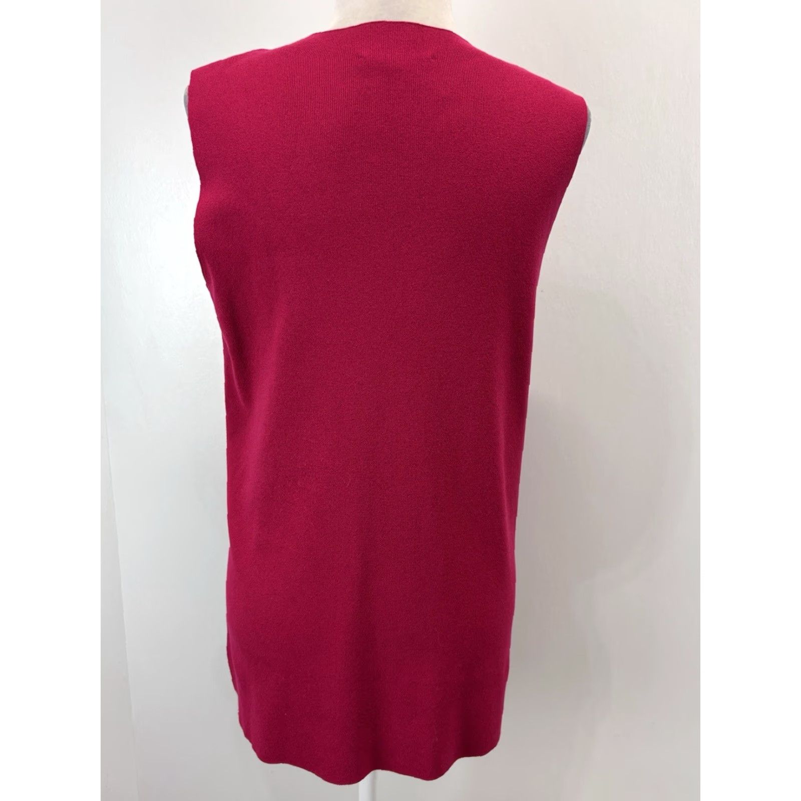 M.M.LaFleur VINTAGE MM LaFleur Sleeveless Knit Sweater Women's XL Pink Tunic Casual Business Size XL / US 12-14 / IT 48-50 - 3 Thumbnail