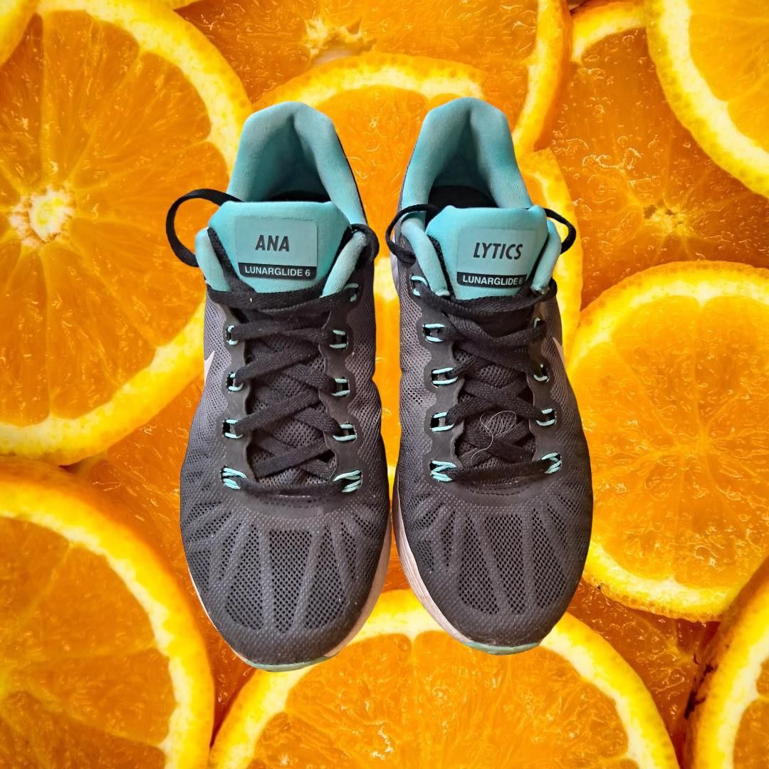 Nike Nike Lunarglide FitSole 3 Analytics Running Shoe Aqua and Bl Size ONE SIZE - 2 Thumbnail