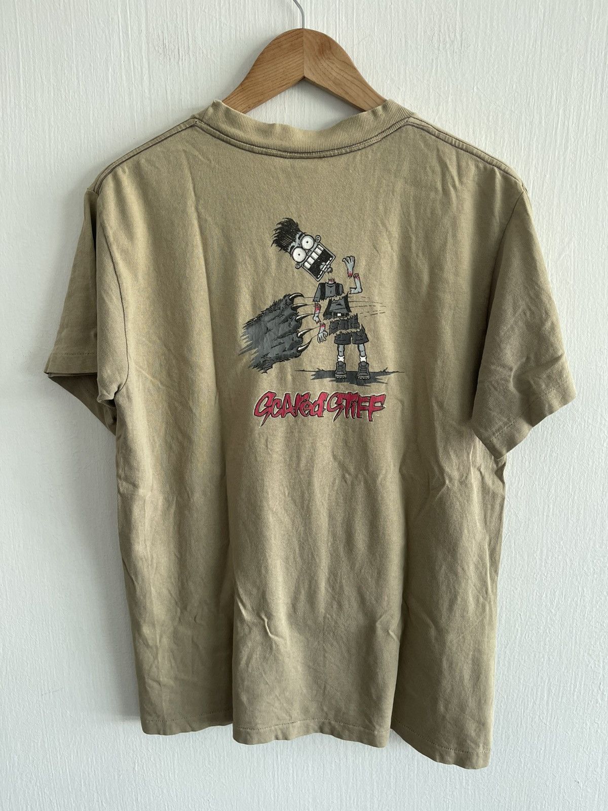 Other Vintage Scared Stiff Tee 90s Size US M / EU 48-50 / 2 - 2 Thumbnail