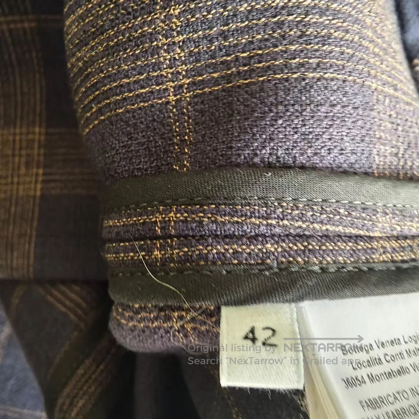 Bottega Veneta Bottega Veneta Plaid Single-Breasted Suit| Size S / US 4 / IT 40 - 4 Thumbnail