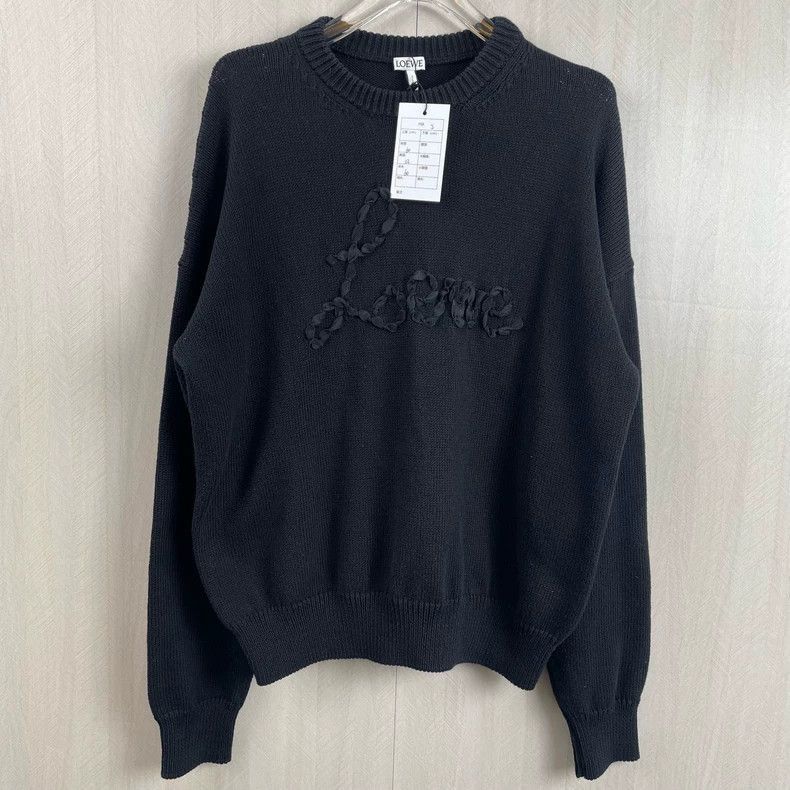 Loewe loewe black knitted logo sweater size s Size US S / EU 44-46 / 1 - 5 Thumbnail
