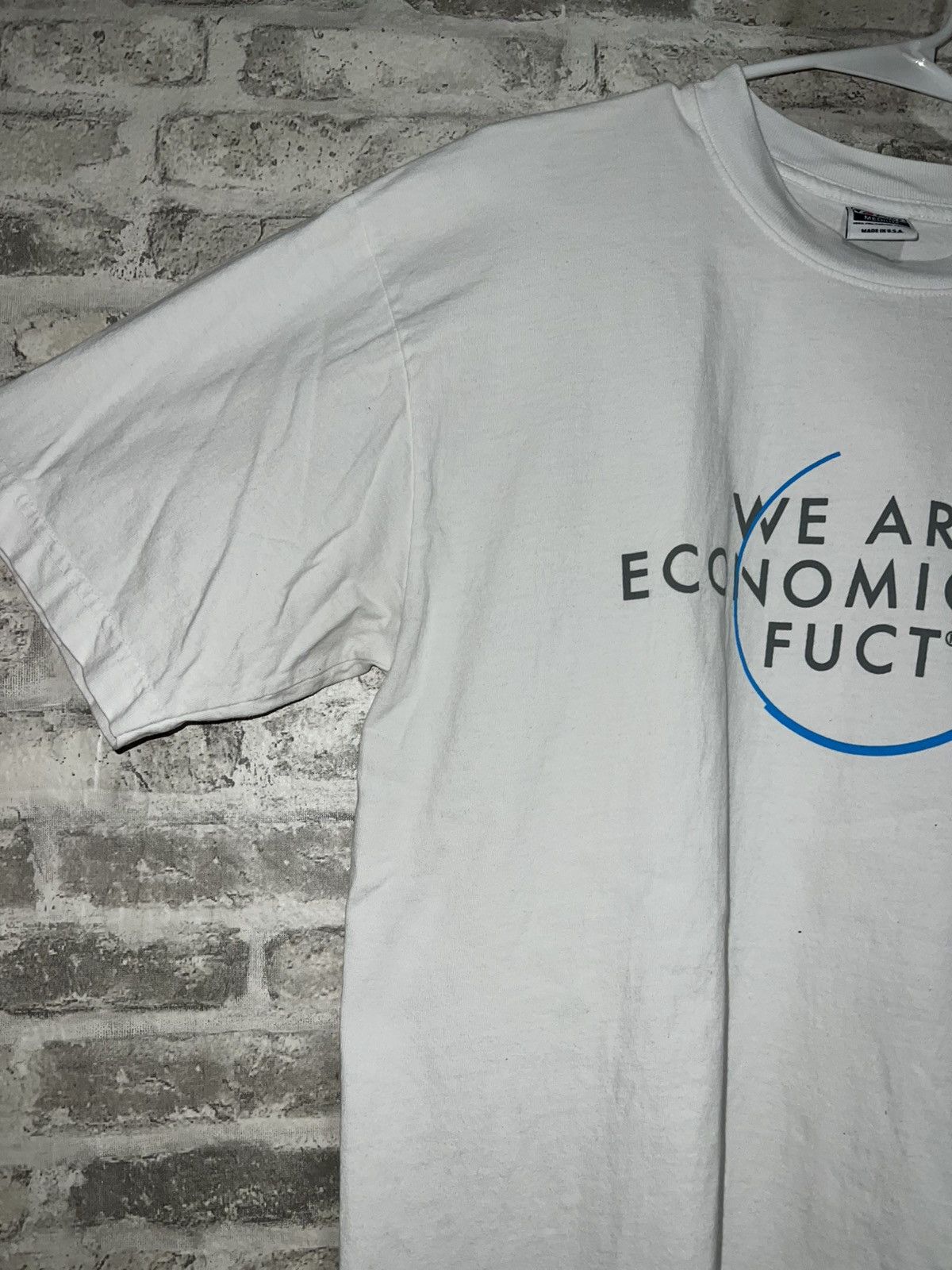 FUCT FUCT - WE ARE ECONOMICALLY FUCT TEE (WHITE) MEDIUM Size US M / EU 48-50 / 2 - 5 Thumbnail