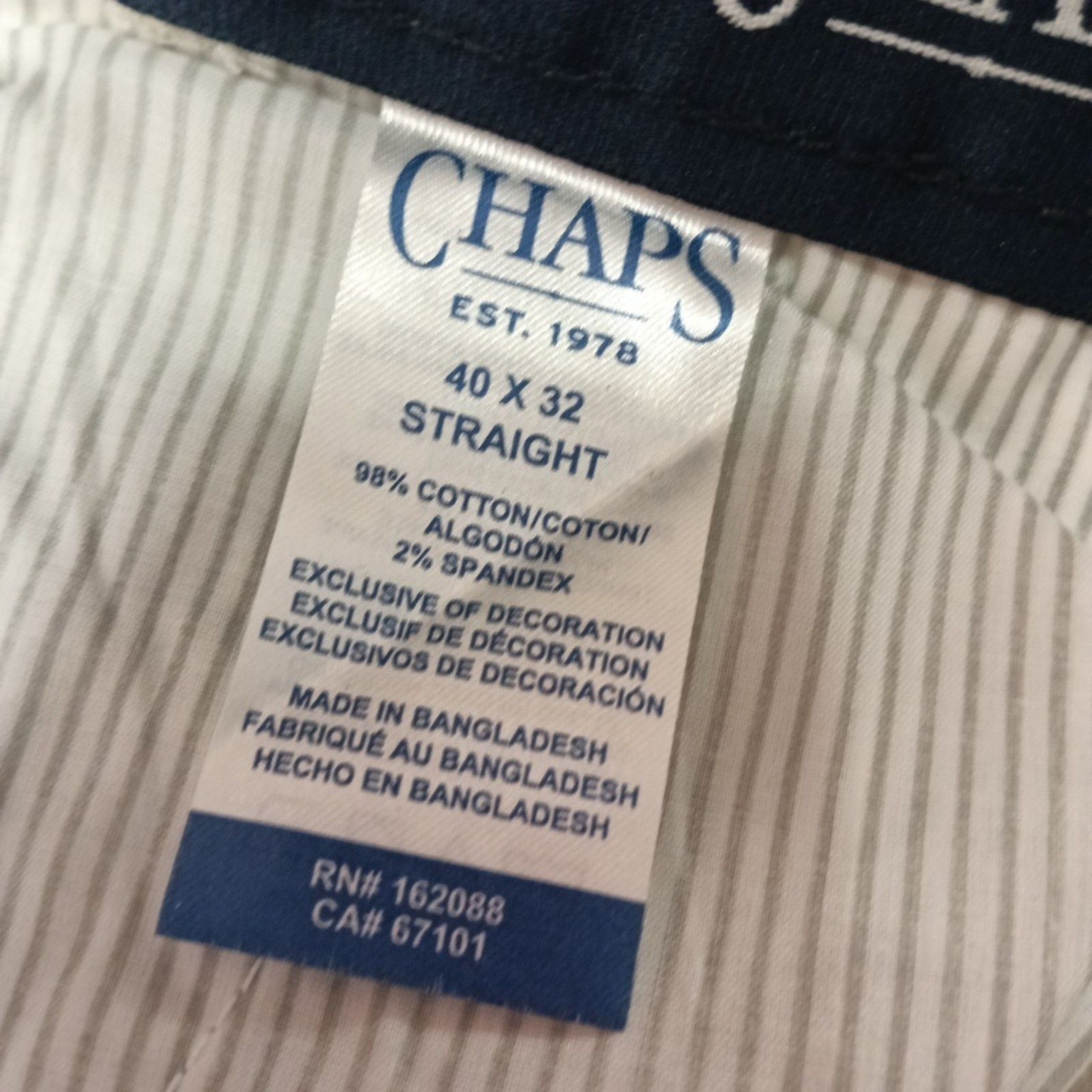 Chaps Chaps Straight Fit Chino Pants Men's Size 40x32 Stone Size US 40 / EU 56 - 5 Thumbnail
