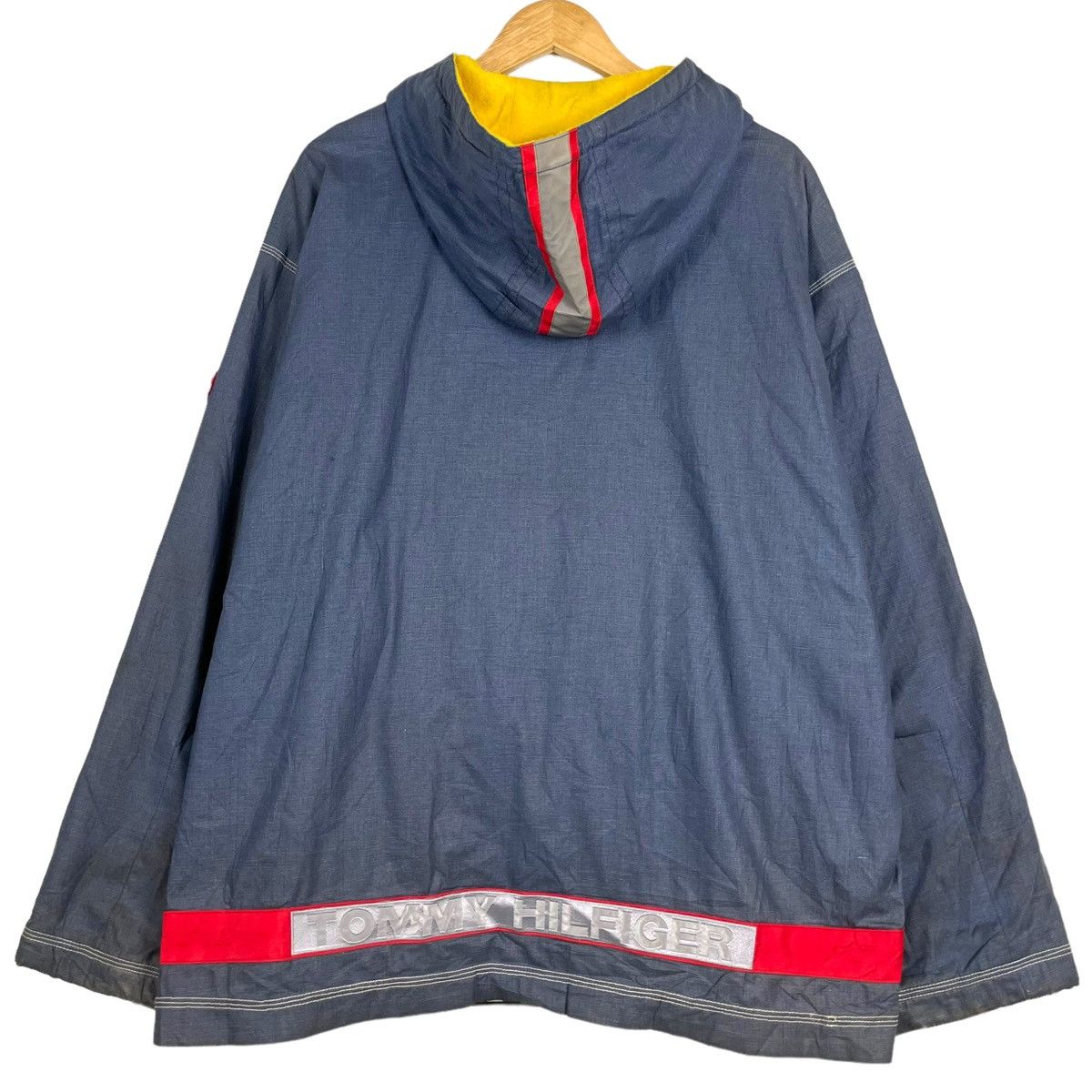 Tommy Hilfiger × Vintage 💥TOMMY HILFIGER ANORAK HOODIE SURVIVAL JACKET Size US L / EU 52-54 / 3 - 9 Thumbnail
