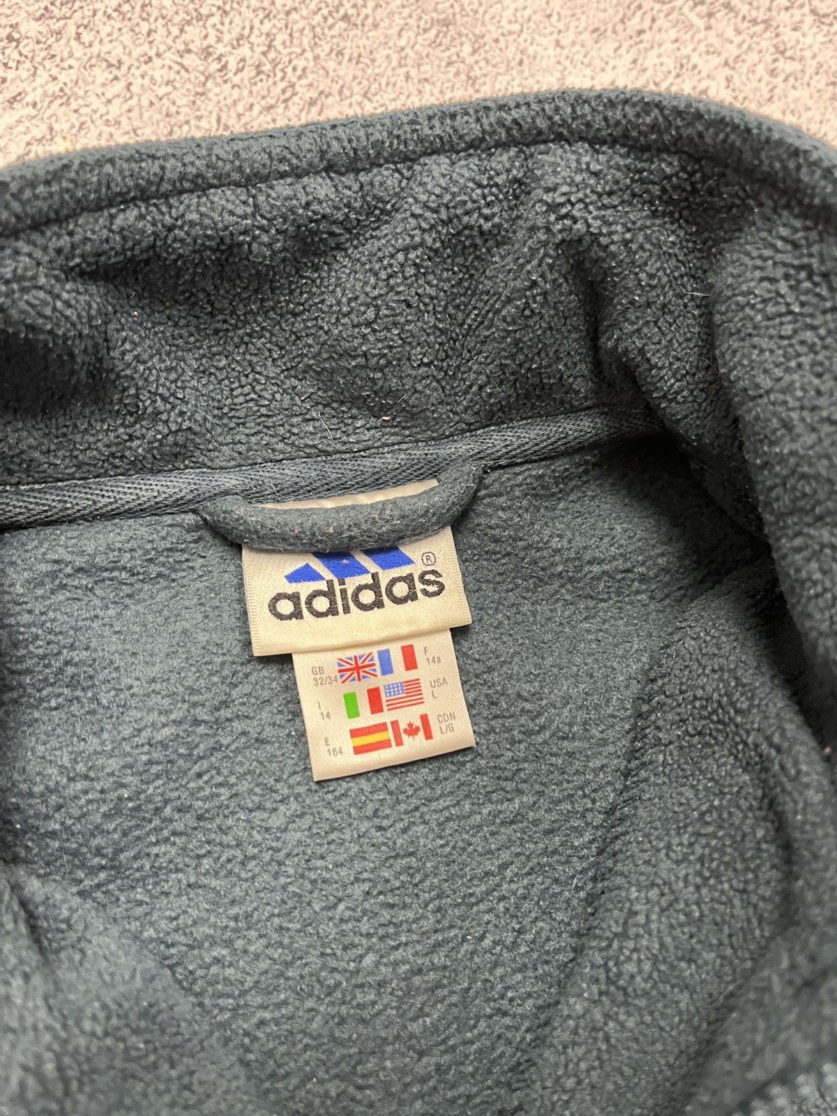 Adidas Vintage 00’s Adidas Fleece Jacket 1/4 Zip Sweatshirt Y2k Size US S / EU 44-46 / 1 - 5 Thumbnail