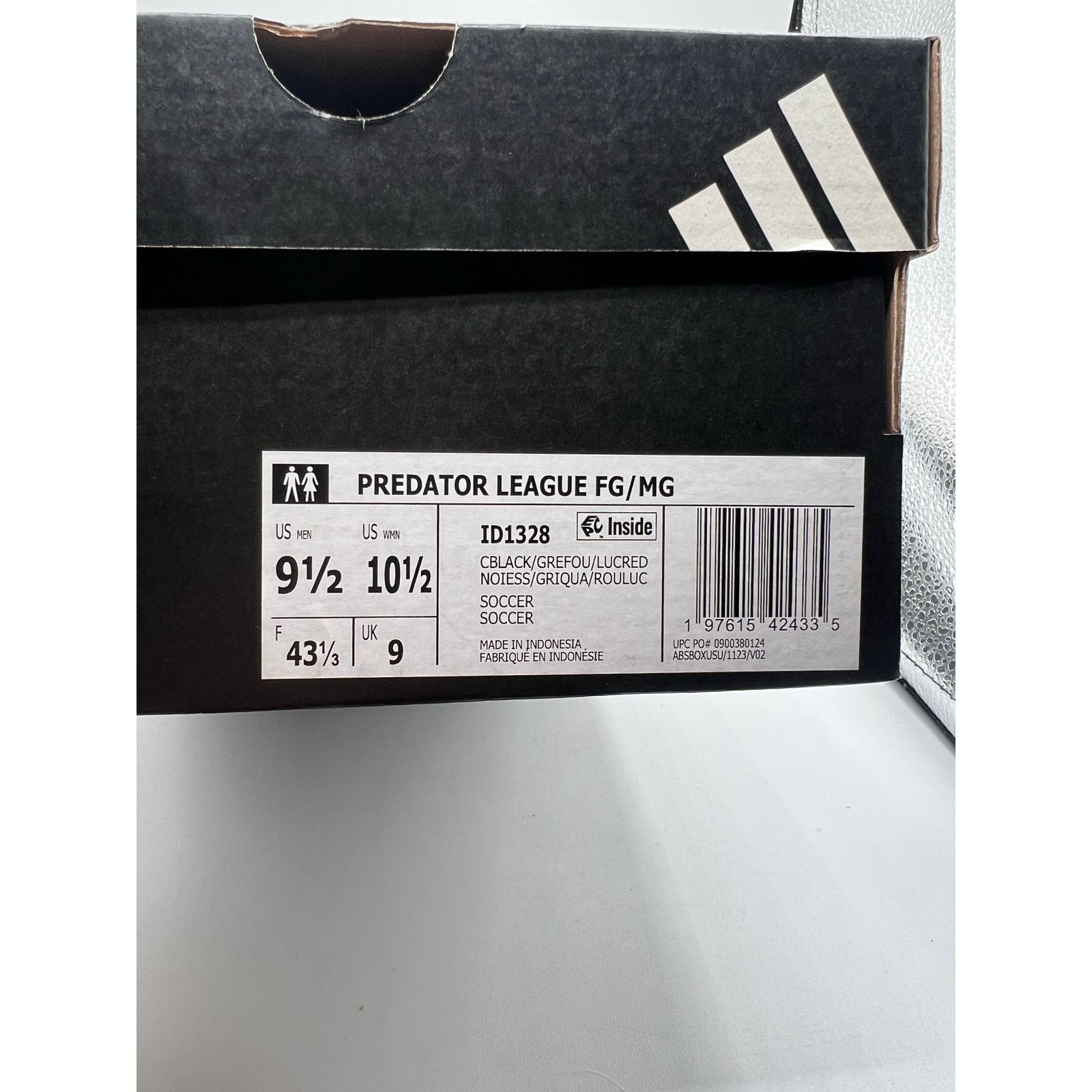 Adidas Predator 24 League FG MG “ Stealth Victory Pack” Size US 8.5 / EU 41-42 - 7 Thumbnail