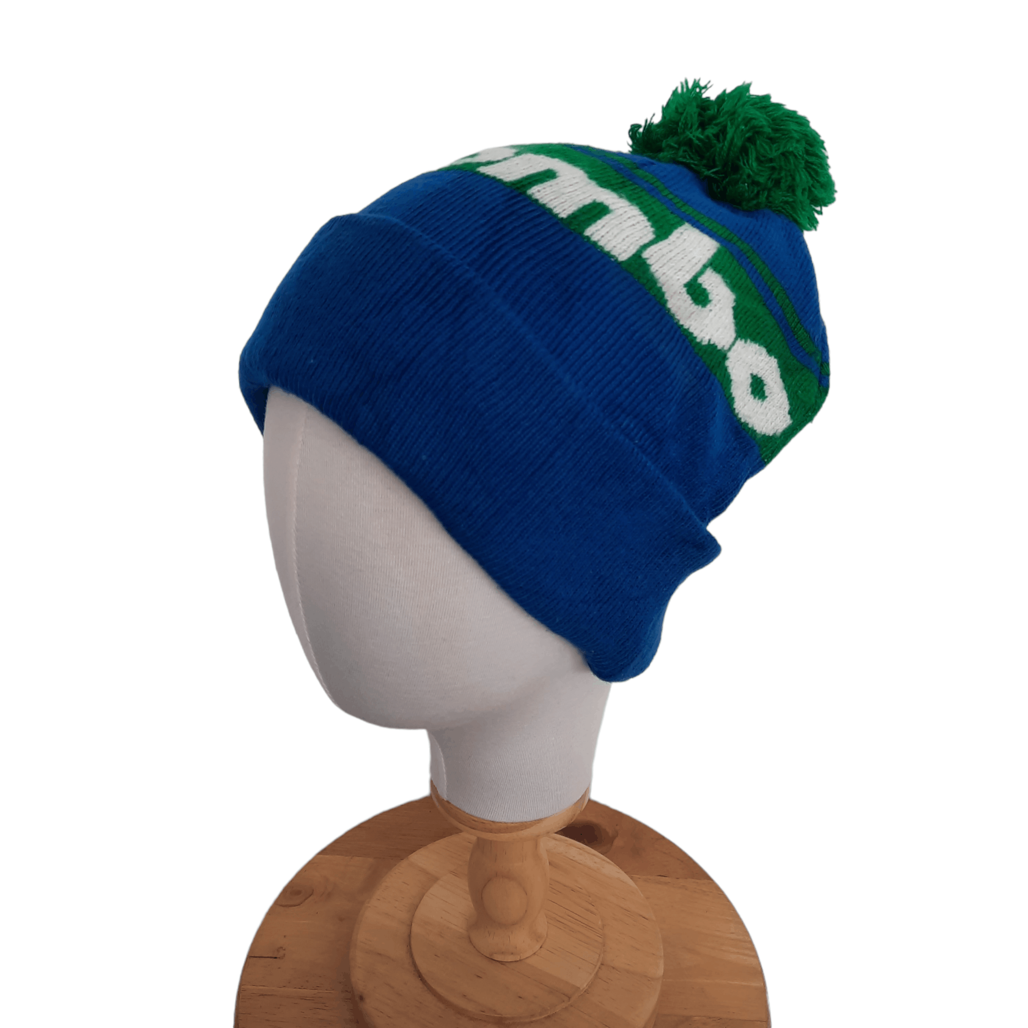 image of Archival Clothing Spellout Ski Style Beanie Hat, Men's