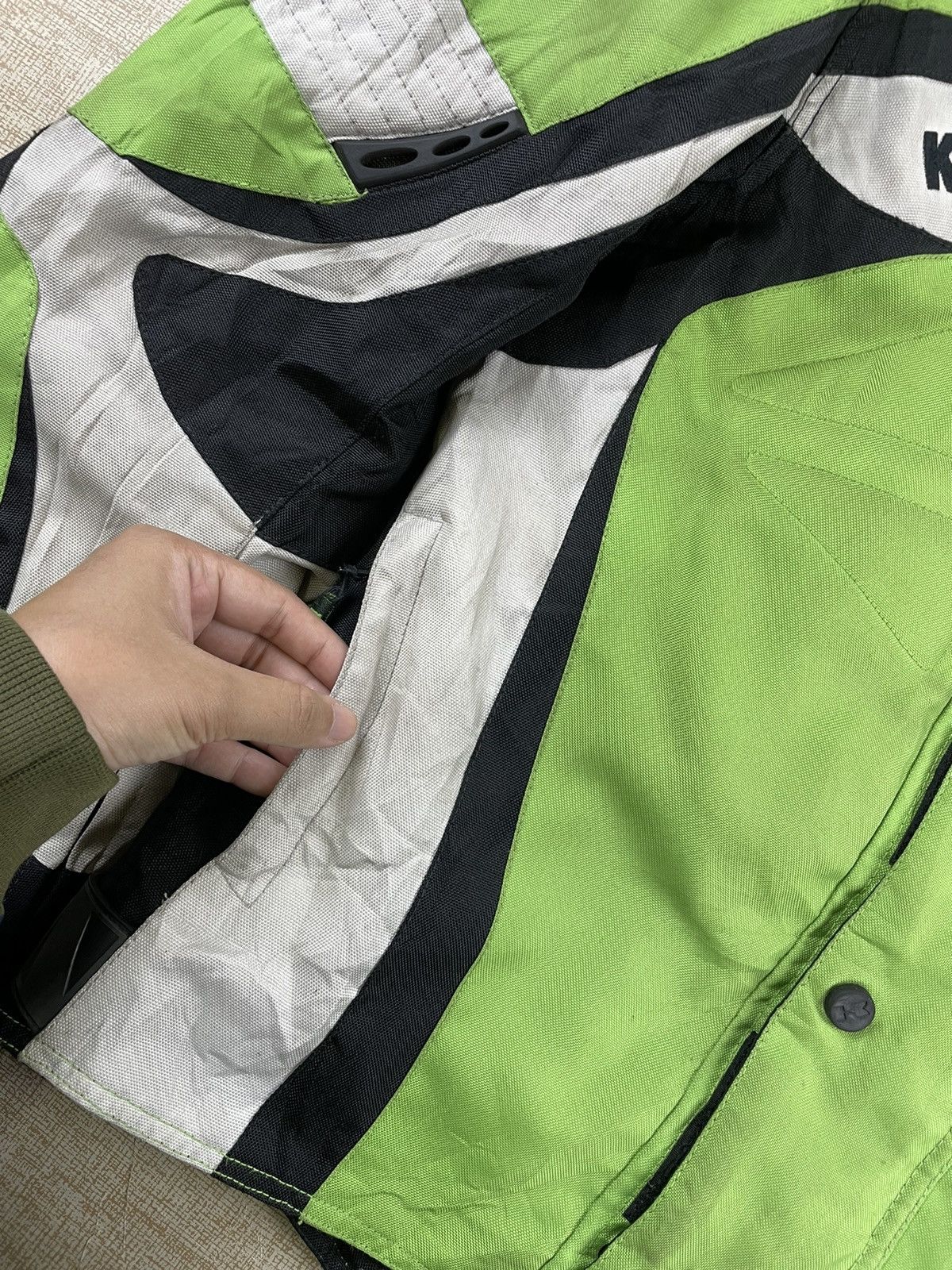 ICON Motorsports Vintage Kawasaki Ninja Motor Racing Bikers Jacket Size US M / EU 48-50 / 2 - 8 Thumbnail