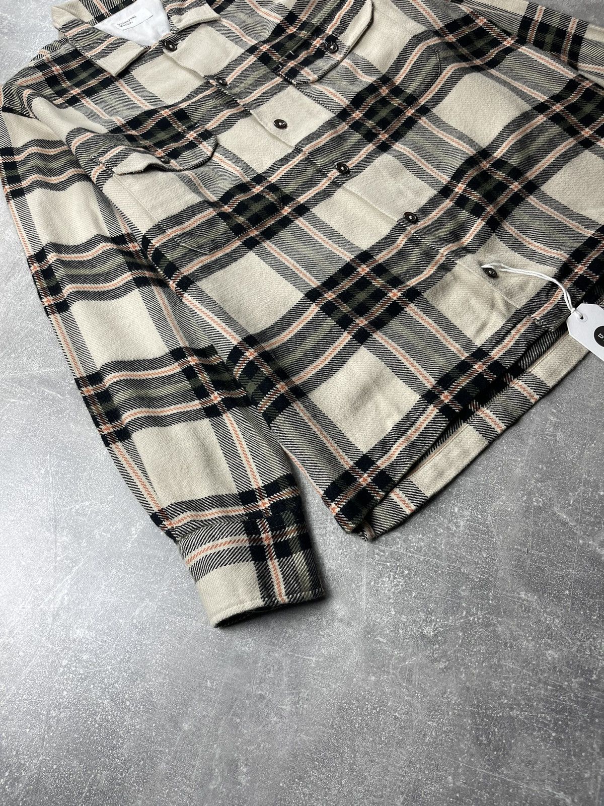 Universal Works Universal Works Heavy Utility Check Shirt Charcoal Plaid Size US M / EU 48-50 / 2 - 5 Thumbnail