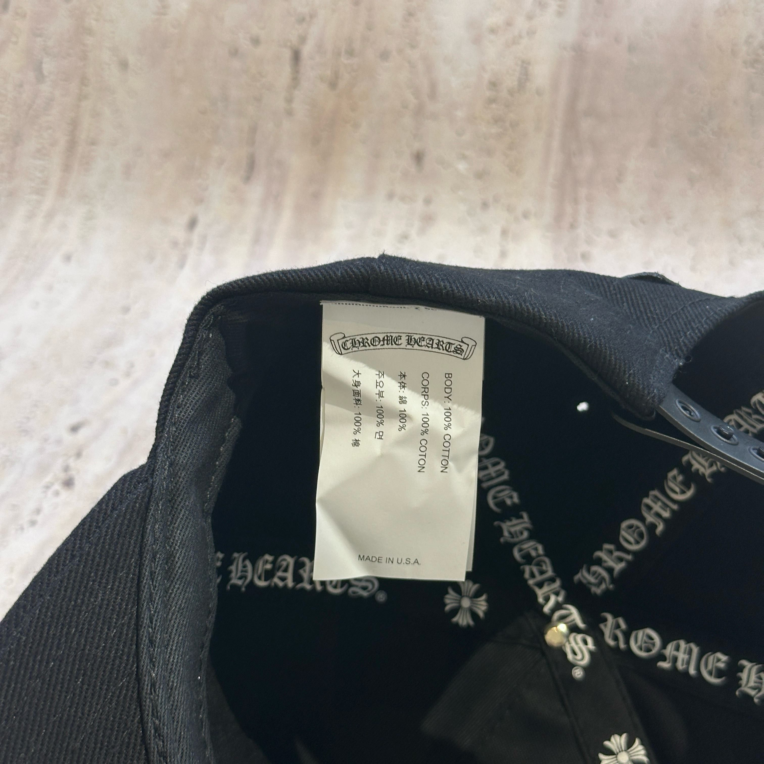 Chrome Hearts Chrome Hearts Horseshoe Denim Hat black Size ONE SIZE - 8 Thumbnail