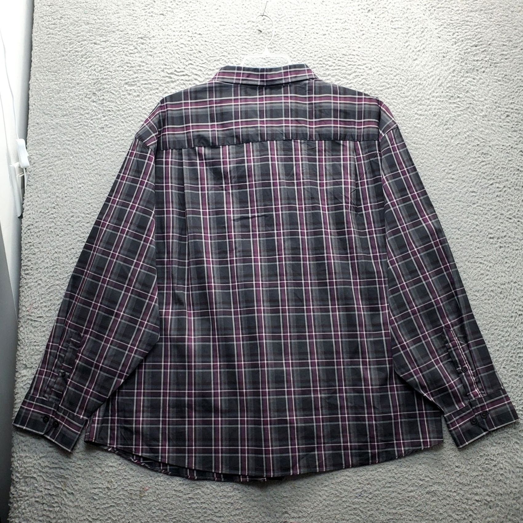 Van Heusen Van Heusen Stain Shield Shirt Mens 3XL Multi Plaid Classic Fit Collar Button-Up Shirt Mens Size 3XL Multicolor Plaid Classic Fit Button-Up Mens Shirt Size US XXL / EU 58 / 5 - 2 Thumbnail
