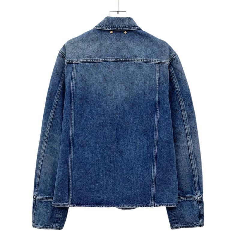 Louis Vuitton Louis Vuitton denim logo long sleeve jacket-2508 Size US M / EU 48-50 / 2 - 2 Thumbnail