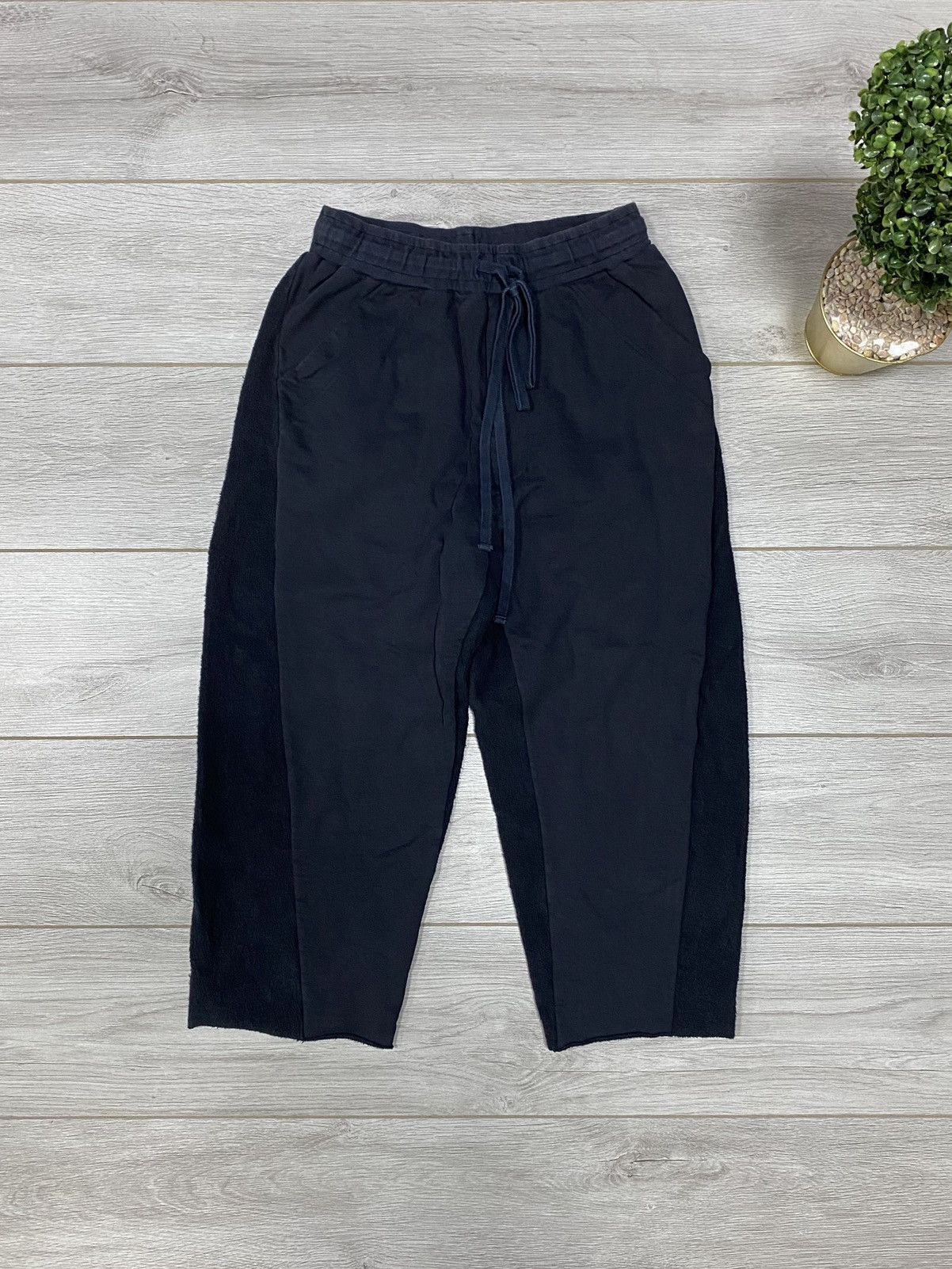 Julius ISDN Japanese RARE image fleece/cotton vintage wide pants Size US 32 / EU 48 - 3 Thumbnail