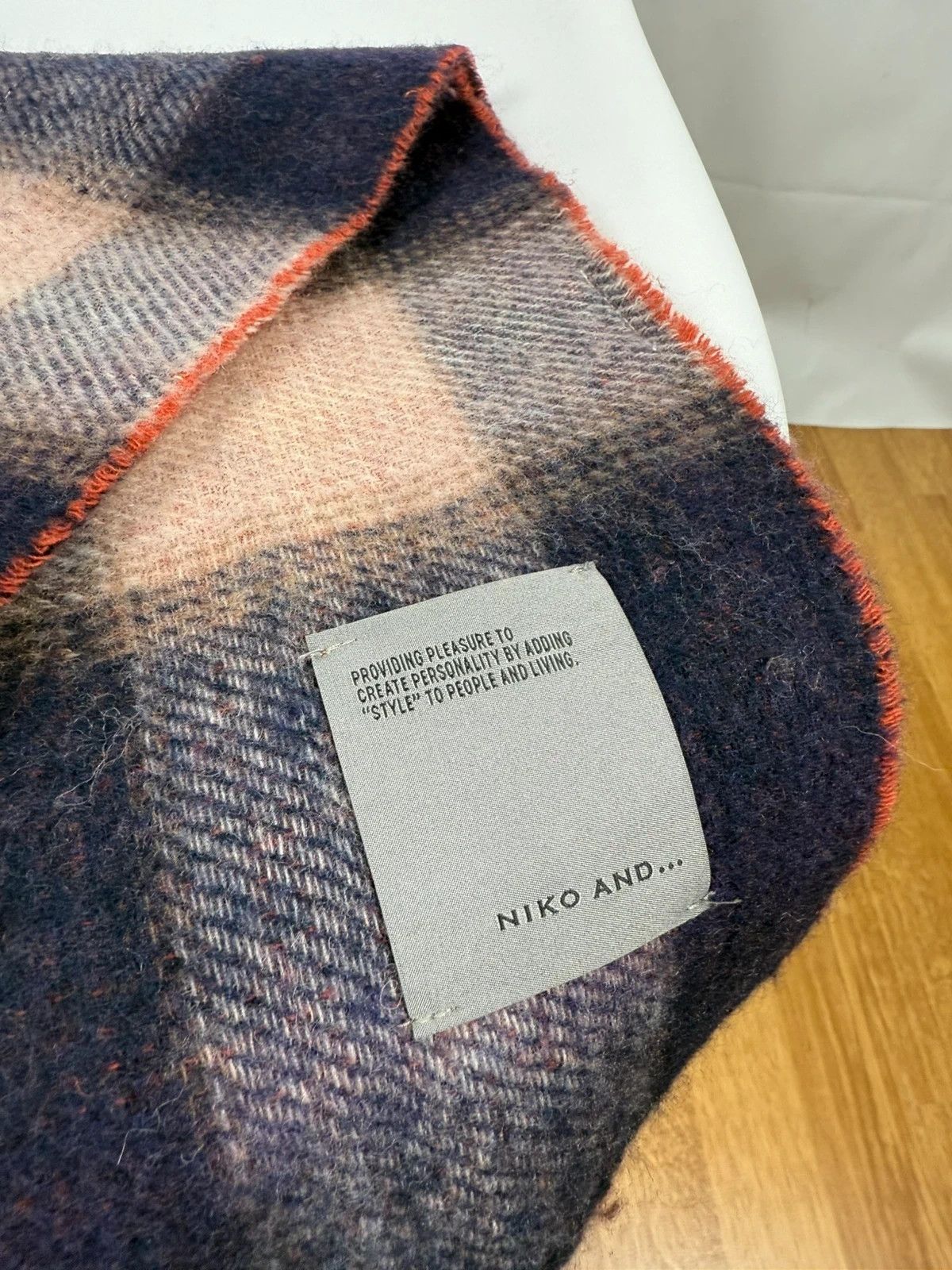 Other Nico And. Plaid Wool Cashmere Scarf Size ONE SIZE - 3 Thumbnail