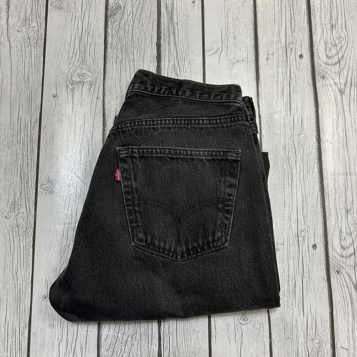 image of Levis x Made In USA 90's Levi’S Black 501 Denim Jeans Size 31X 34, Men's