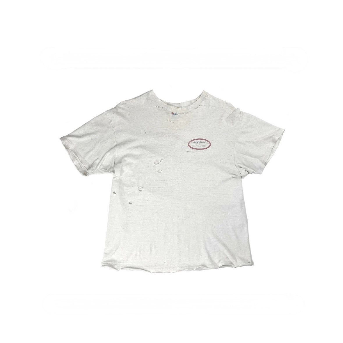 Vintage VINTAGE THRASHED SURF T-SHIRT Size US L / EU 52-54 / 3 - 1 Thumbnail