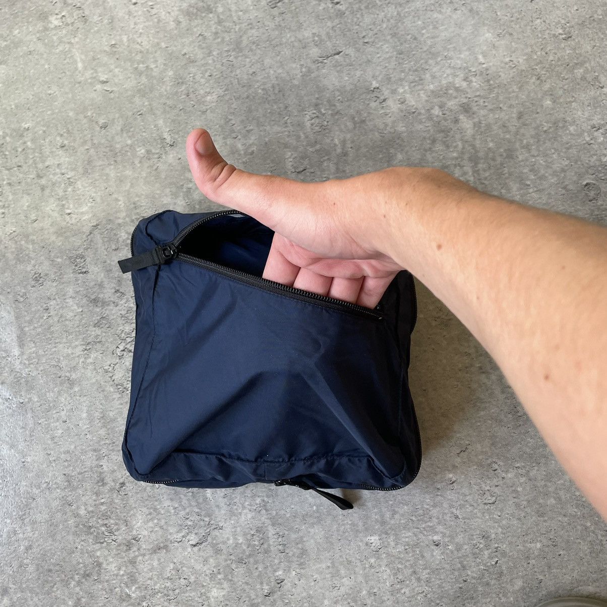 Nike × Vintage Vintage 00s Transformer Nylon Metal Nike Bag 2in1 Jacket Size US XL / EU 56 / 4 - 13 Thumbnail