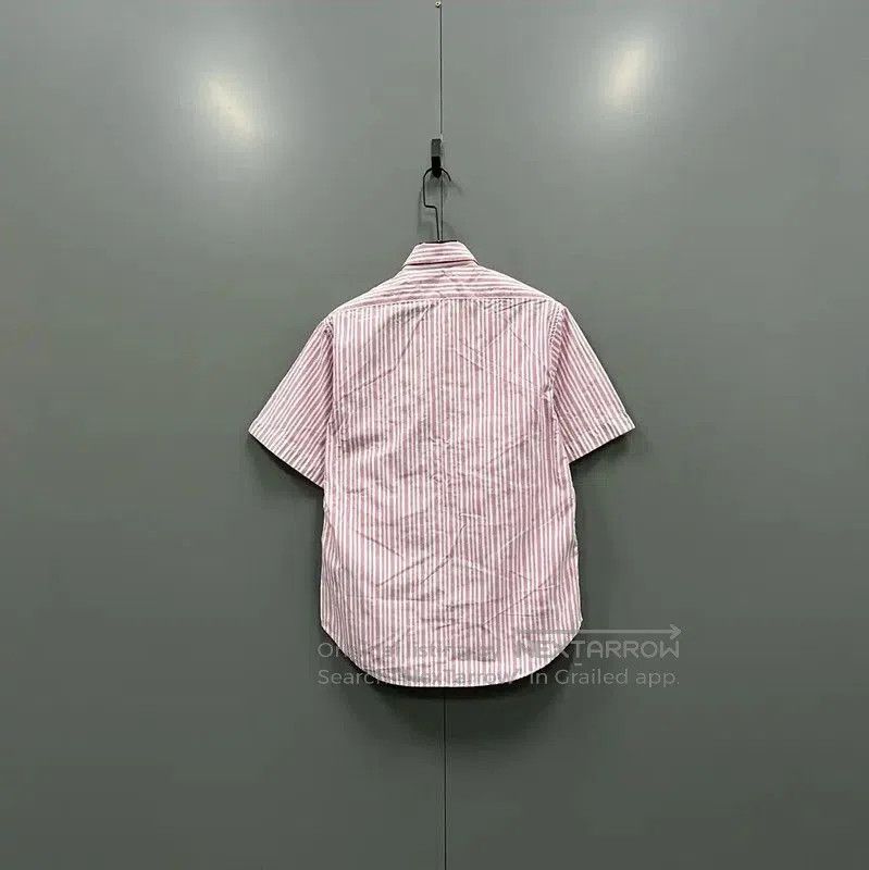 Burberry Burberry Pink Striped Short Sleeve Shirt. Size S / US 4 / IT 40 - 2 Thumbnail