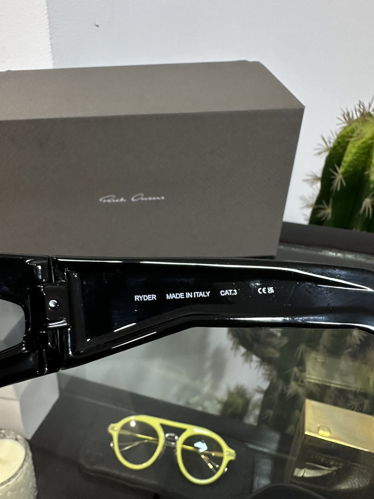 Rick Owens Rick Owens Ryder Sunglasses Size ONE SIZE - 4 Thumbnail