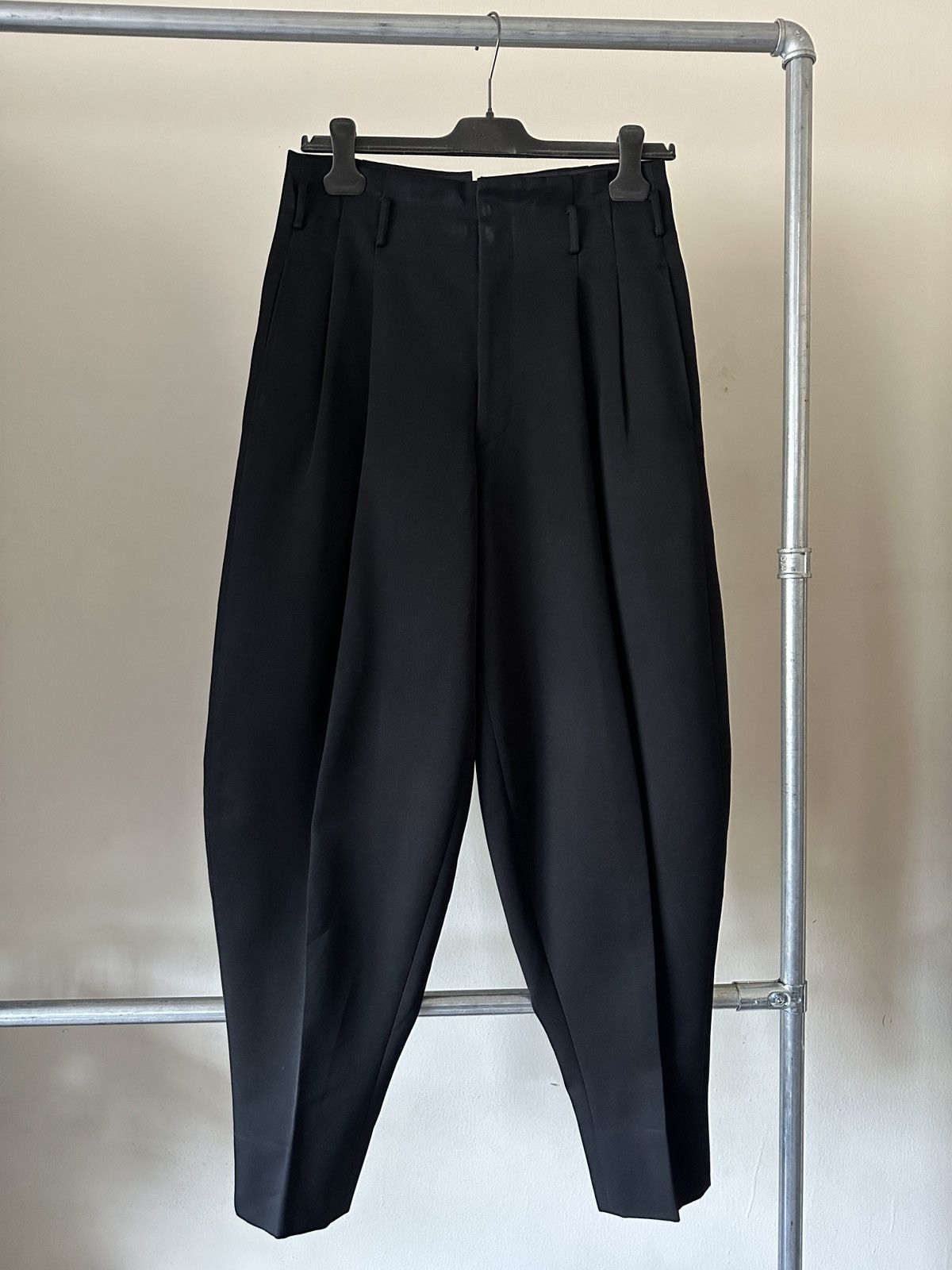 Comme des Garcons Homme Plus 1990s Pheonix Japan Wool Ballon Pant Size US 29 - 3 Thumbnail