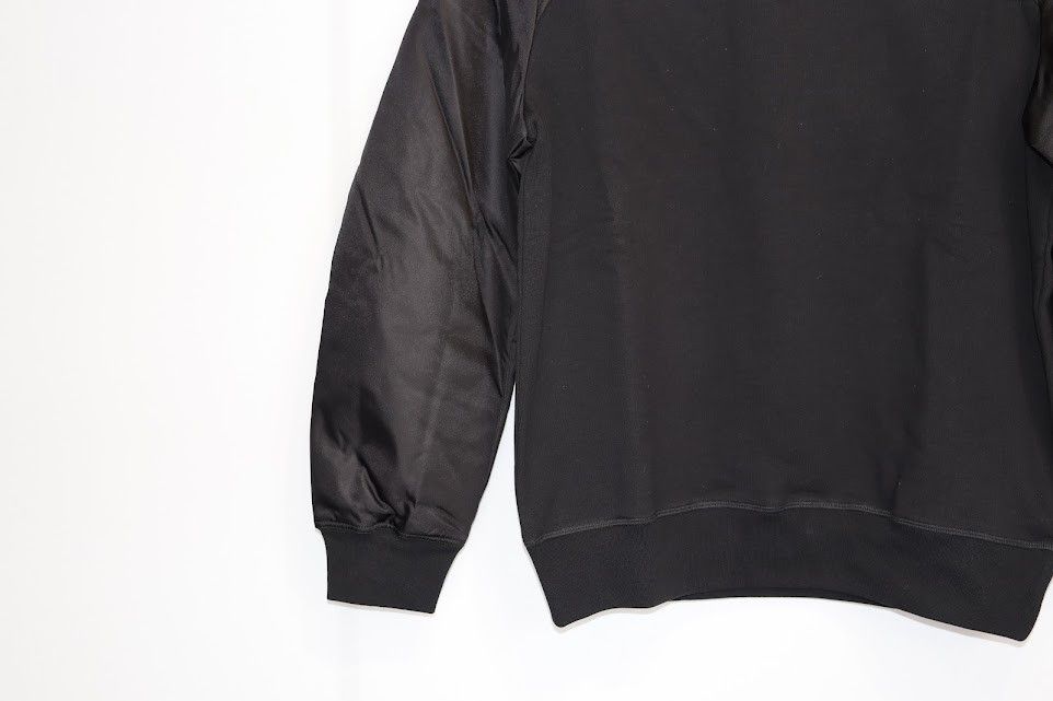 Alexander McQueen o1rshd1 Nylon Padded Combo MA-1 Crewneck Sweater in Black Size US XXL / EU 58 / 5 - 6 Thumbnail