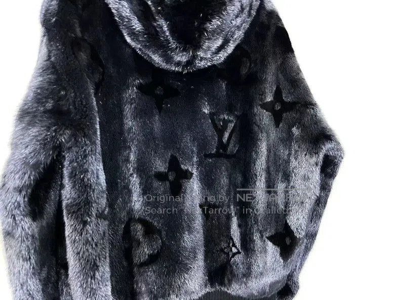 Louis Vuitton Louis Vuitton Black Mink Fur Hooded Coat. Size US L / EU 52-54 / 3 - 4 Thumbnail