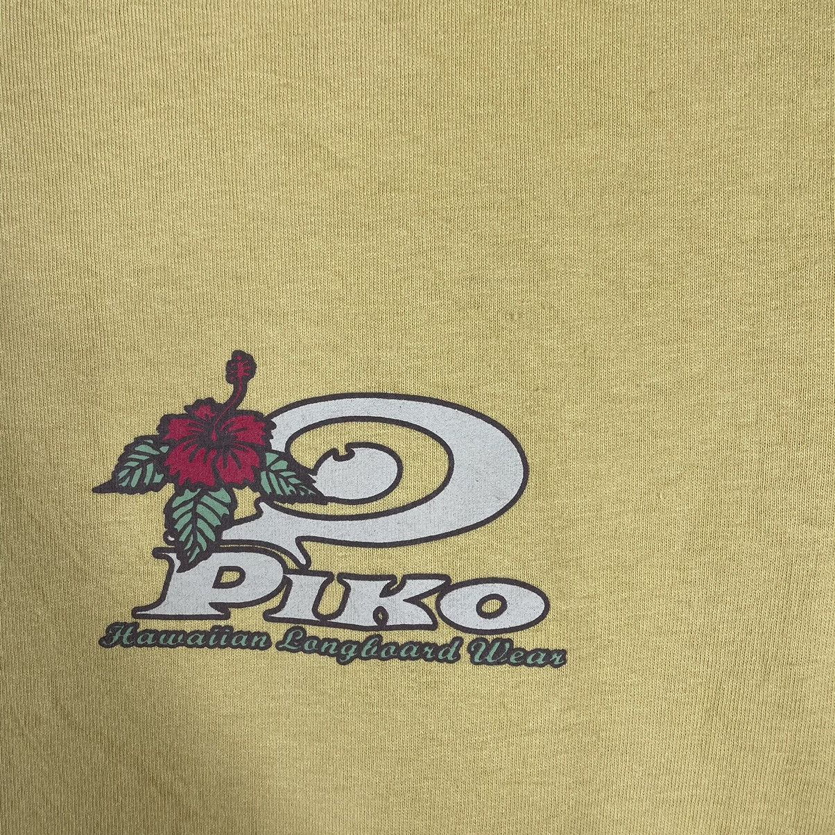 Vintage 🔥OG🔥Vintage Piko Hawaiian Legend Big Logo Surfing Tee Size US M / EU 48-50 / 2 - 5 Thumbnail