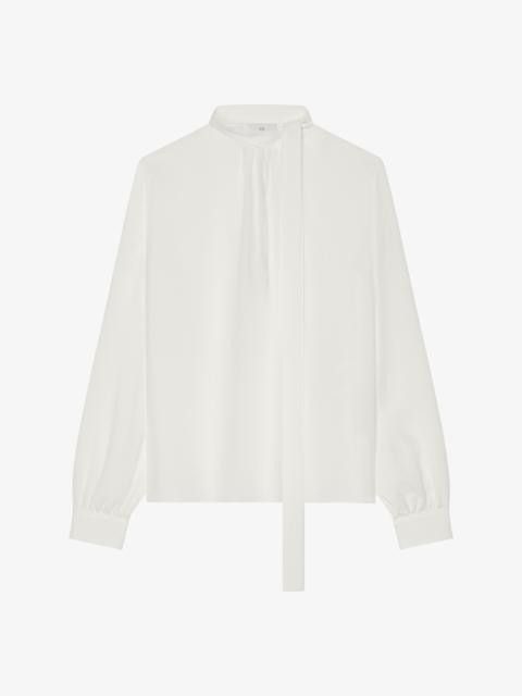 Givenchy o1w1db10325 Lavalliere Blouse in White Size M / US 6-8 / IT 42-44 - 1 Preview