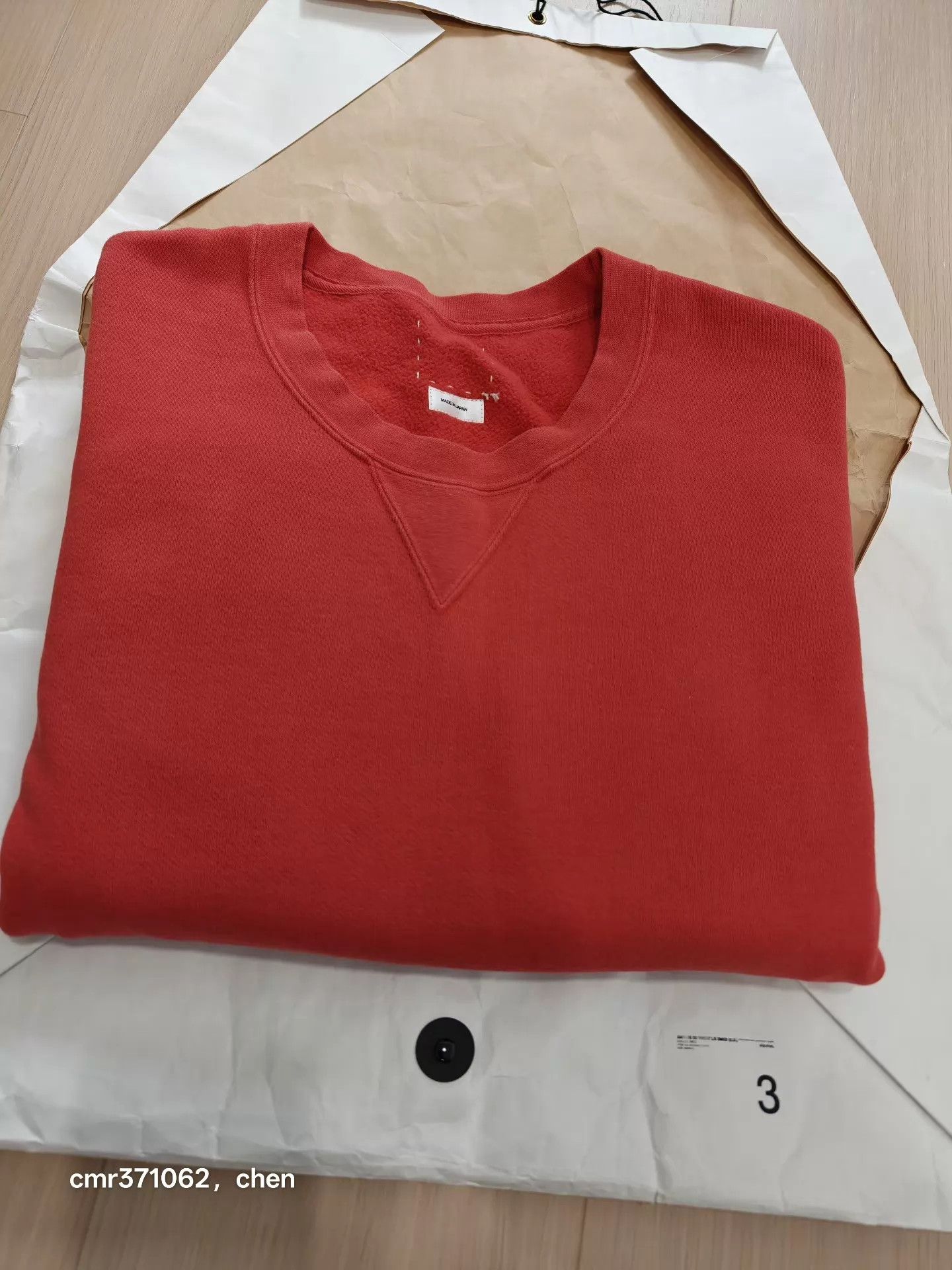 Visvim VISVIM AMPLUS SB L/S DMGD Red 3 Cotton-Nylon Knit Size US L / EU 52-54 / 3 - 6 Thumbnail