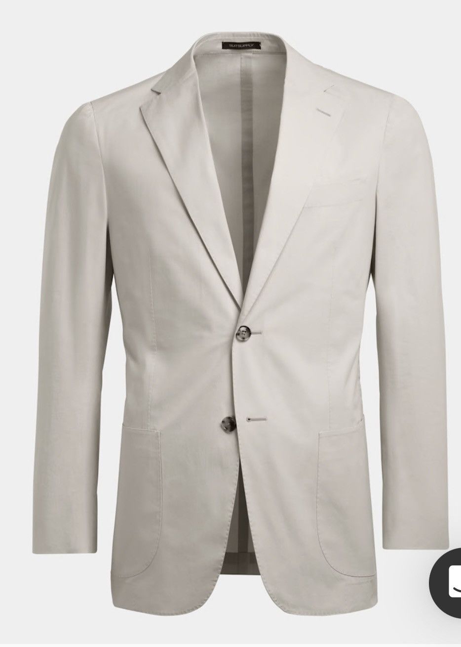 Suitsupply Unconstructed patch pocket Lazio Jacket Size 46L - 1 Thumbnail