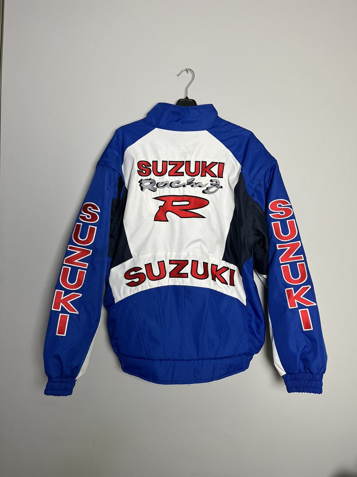 Japanese Brand × Vintage Vintage Suzuki Racing motorcycle y2k jacket Size US L / EU 52-54 / 3 - 8 Thumbnail
