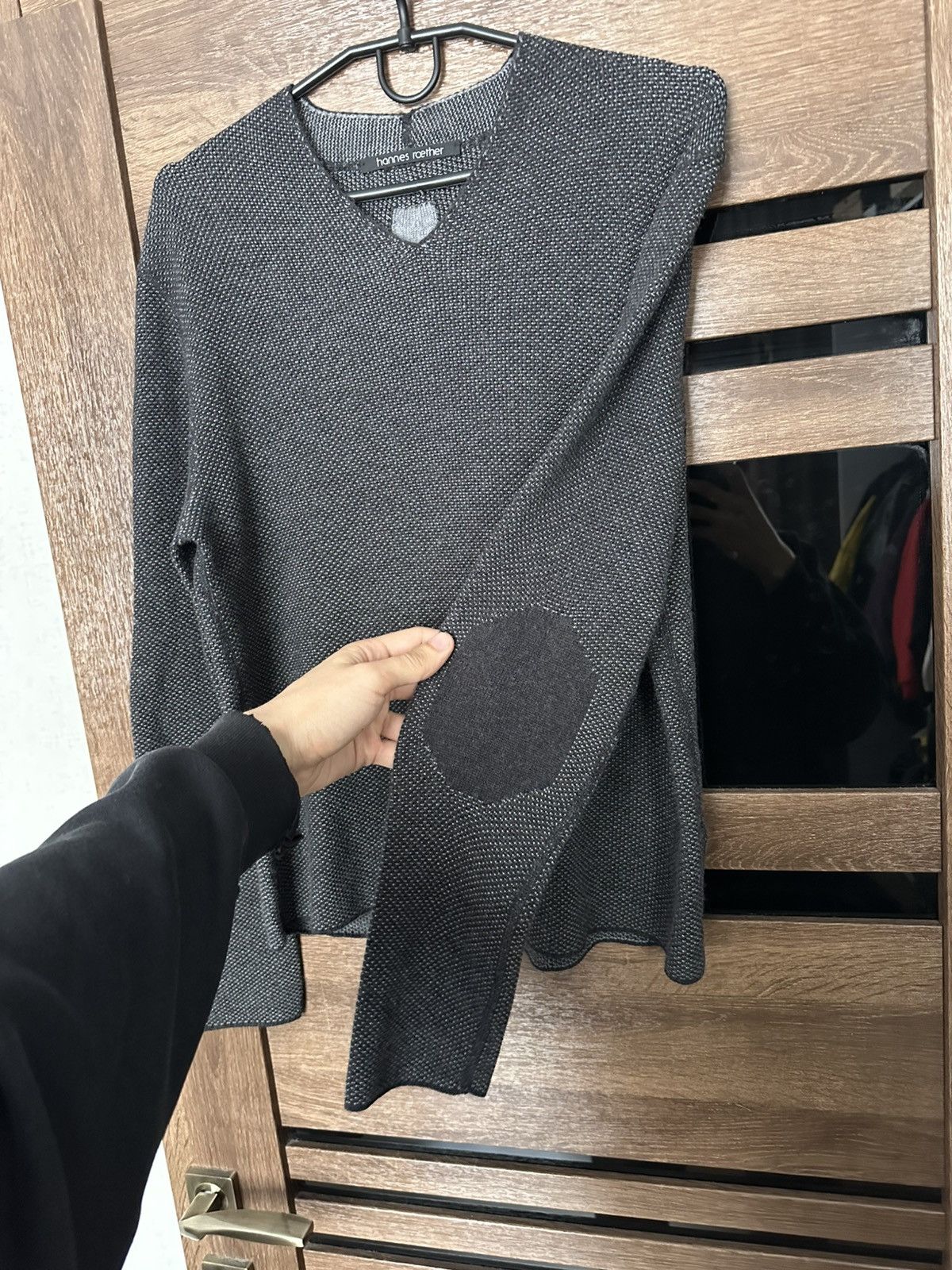 hannes roether Hannes Roether Wool Sweatshirt Crewneck Size US L / EU 52-54 / 3 - 6 Thumbnail