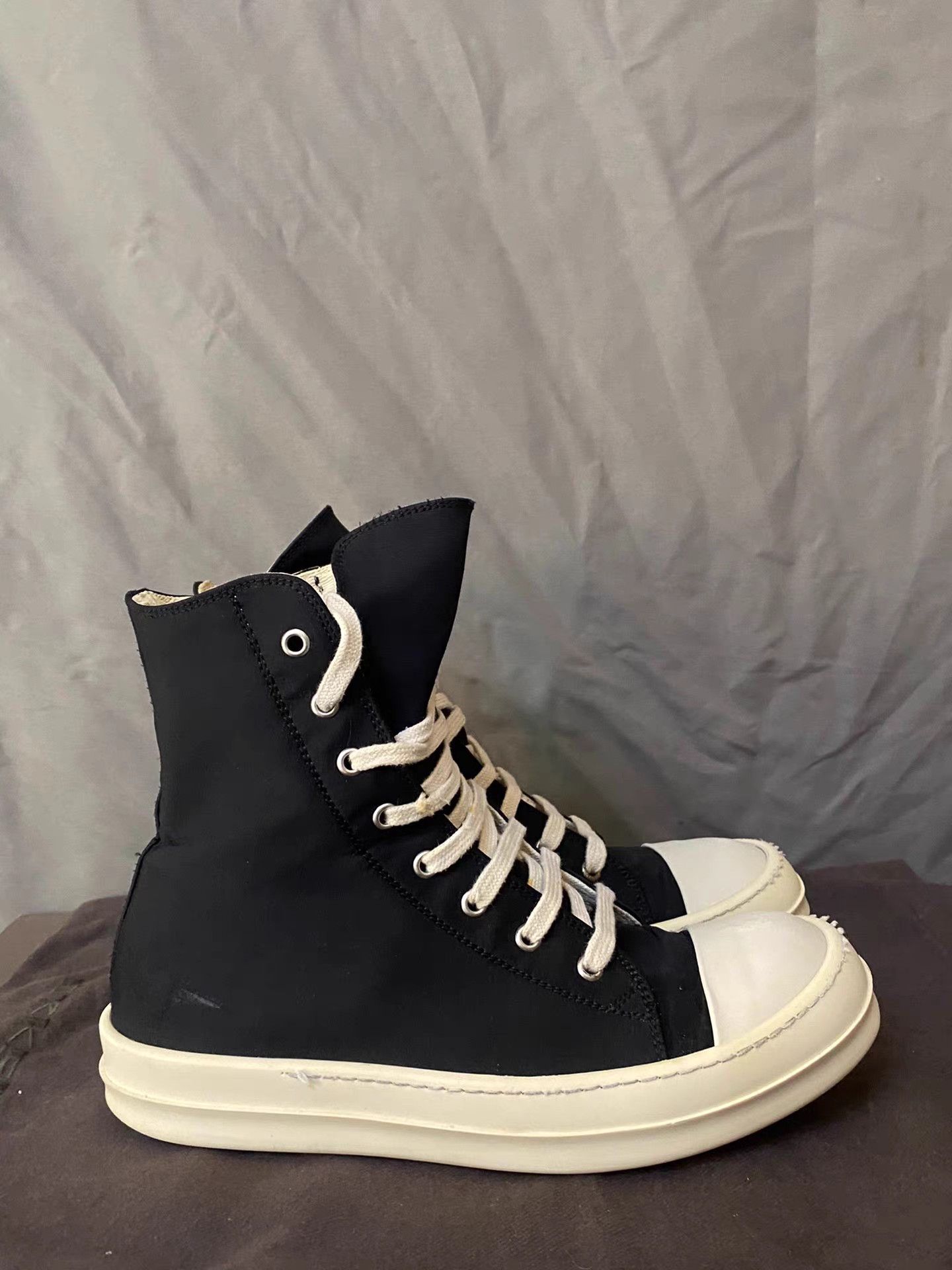 Rick Owens Rick Owens DRKSHDW Satin Ramones Size US 8 / EU 41 - 4 Thumbnail