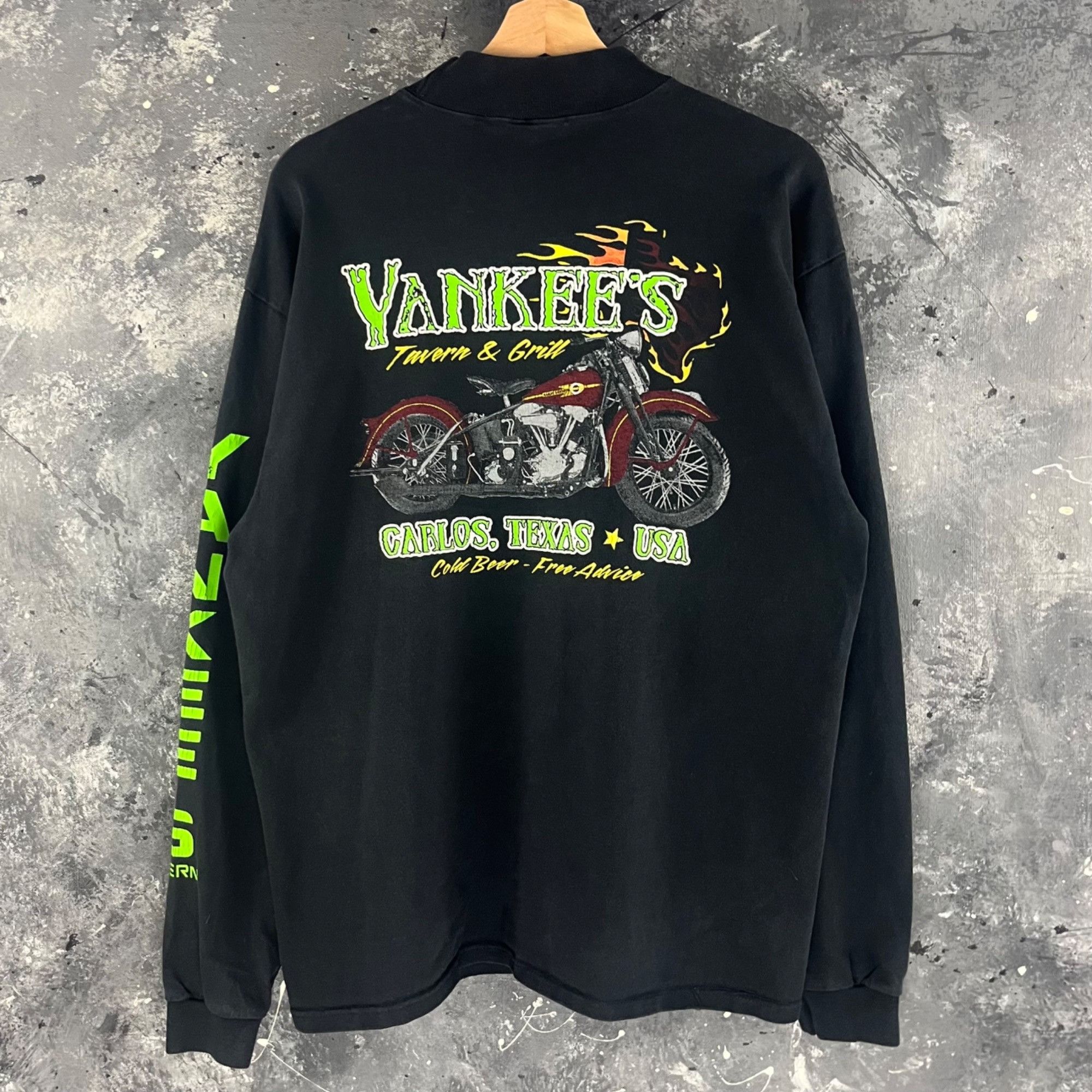 Vintage Vintage Yankees tavern biker shirt Size US L / EU 52-54 / 3 - 2 Thumbnail